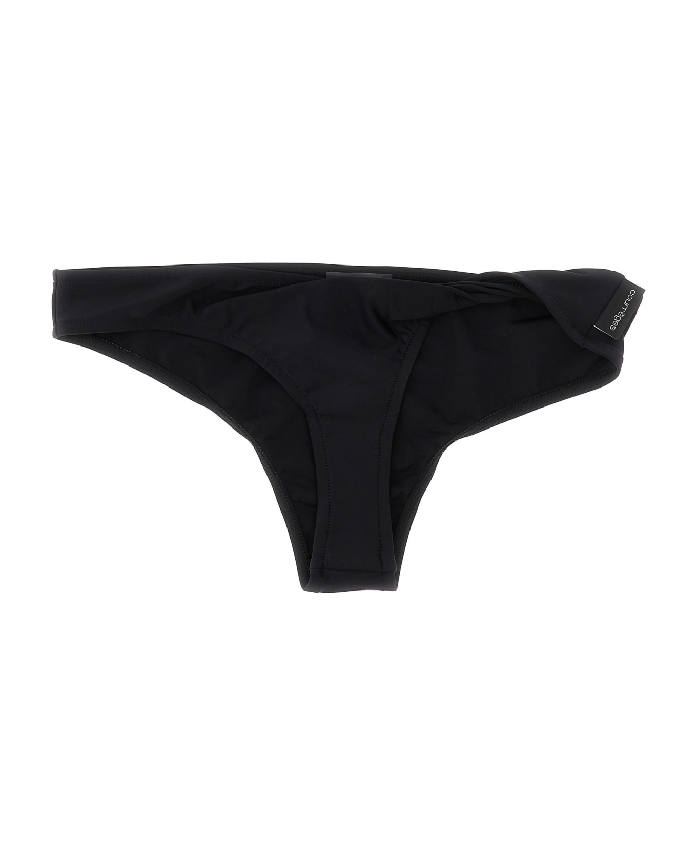 Courrèges Twisted Bikini Bottoms - Black  