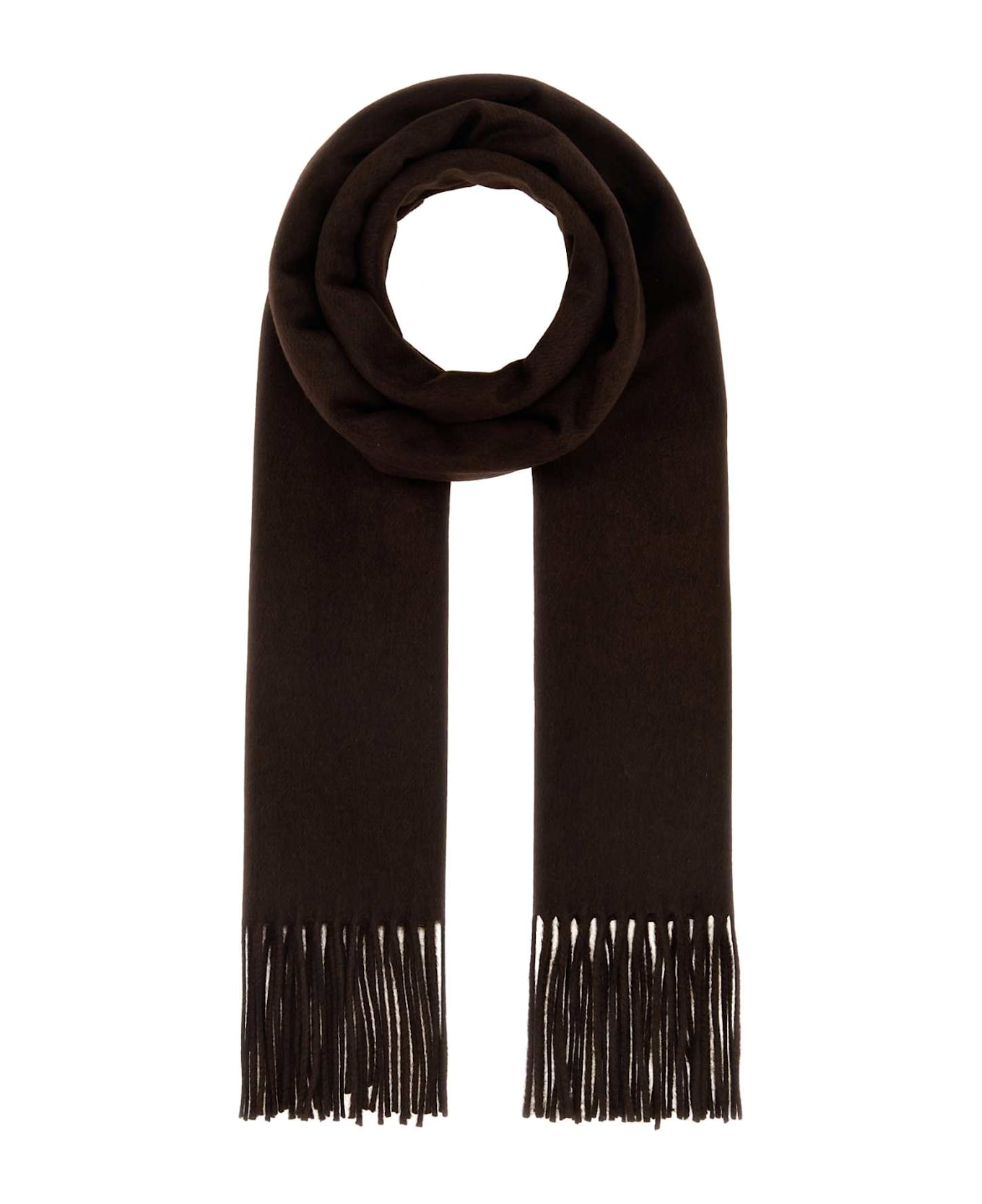 Prada Chocolate Silk Blend Scarf - BRUCIATO