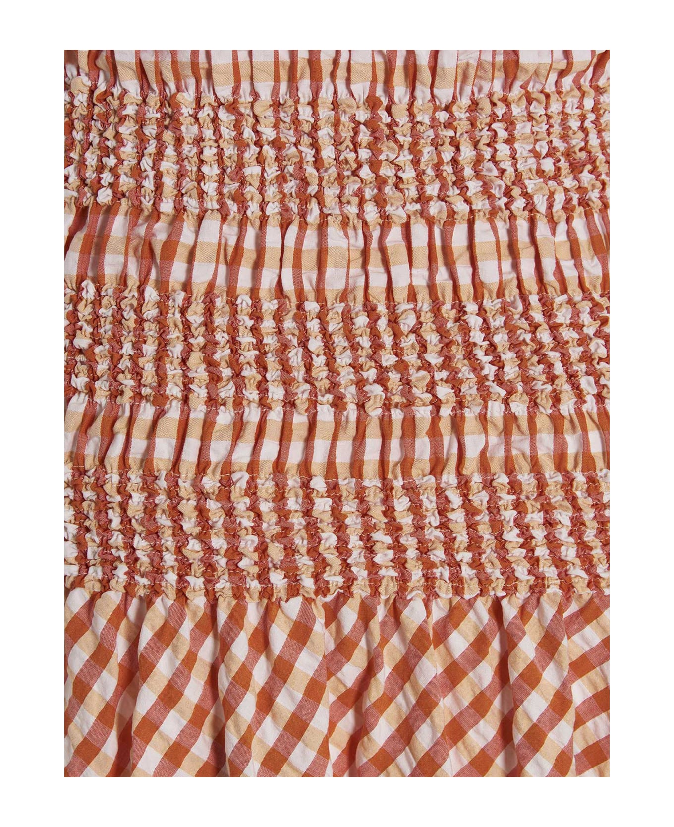 Kenzo Vichy Dress - Orange Moyen