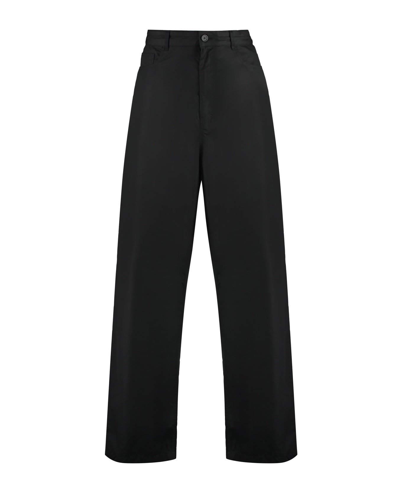 Balenciaga Cotton Trousers - black ボトムス