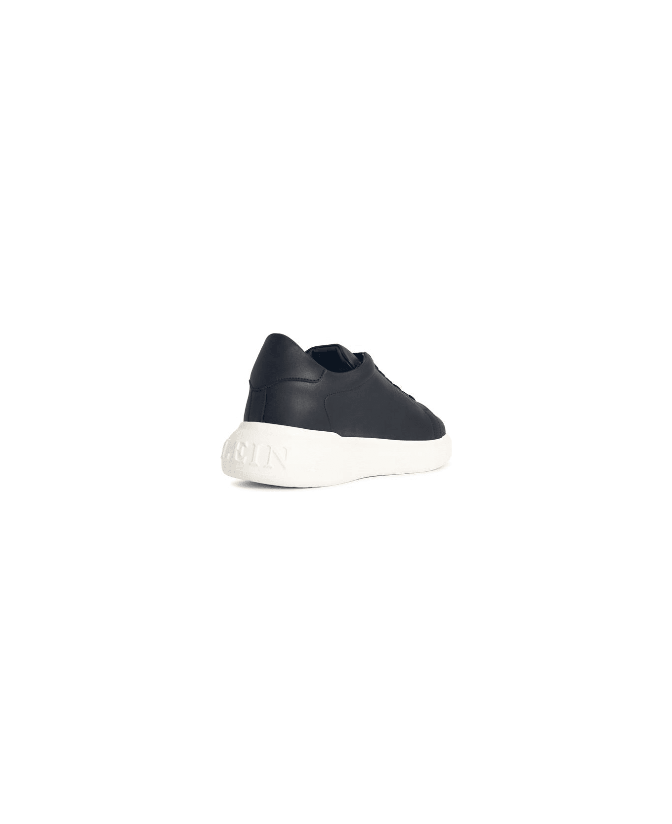 Philipp Plein 'lo-top' Black Leather Sneakers - Black
