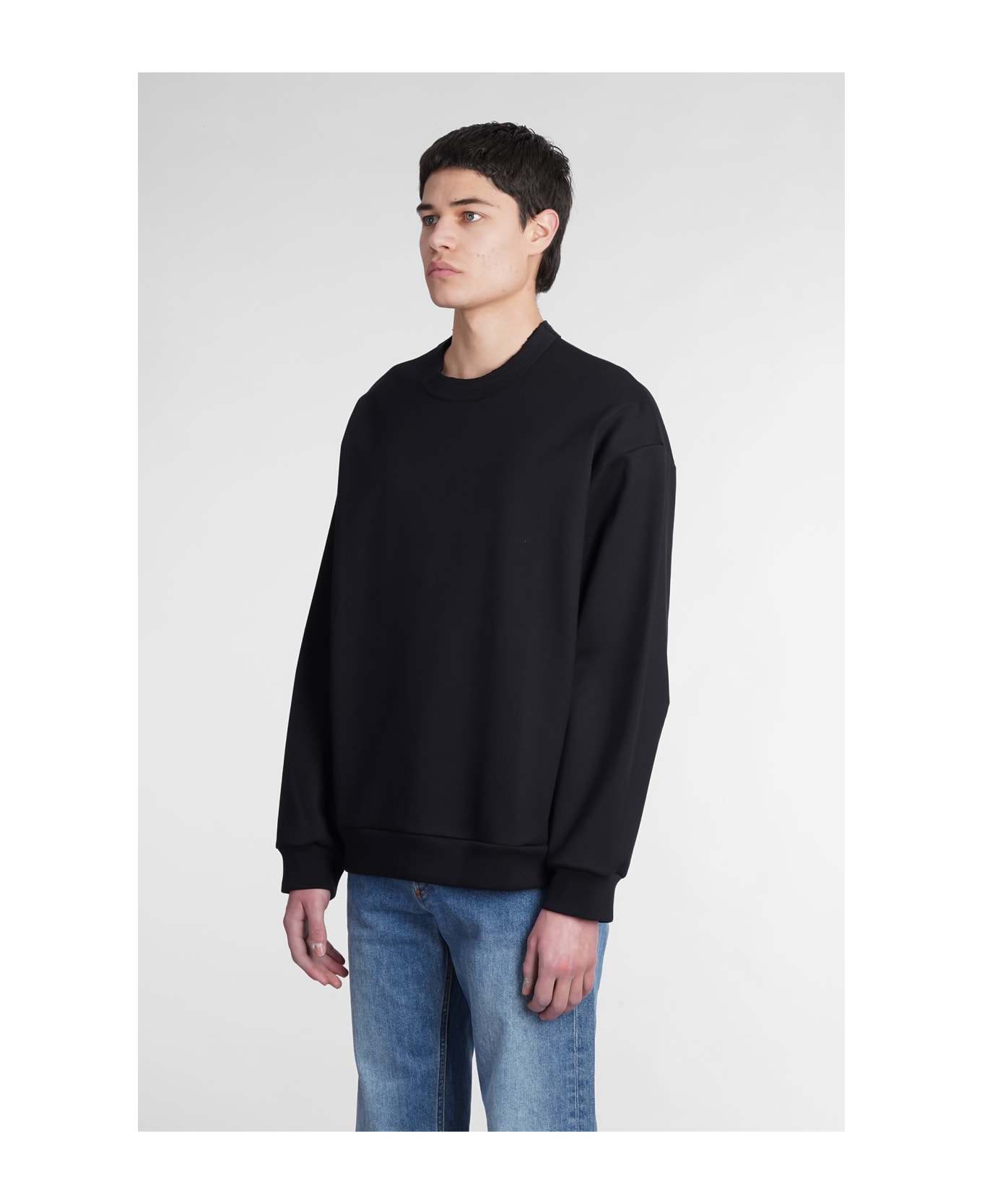 A.P.C. Francis Sweatshirt In Black Cotton - black