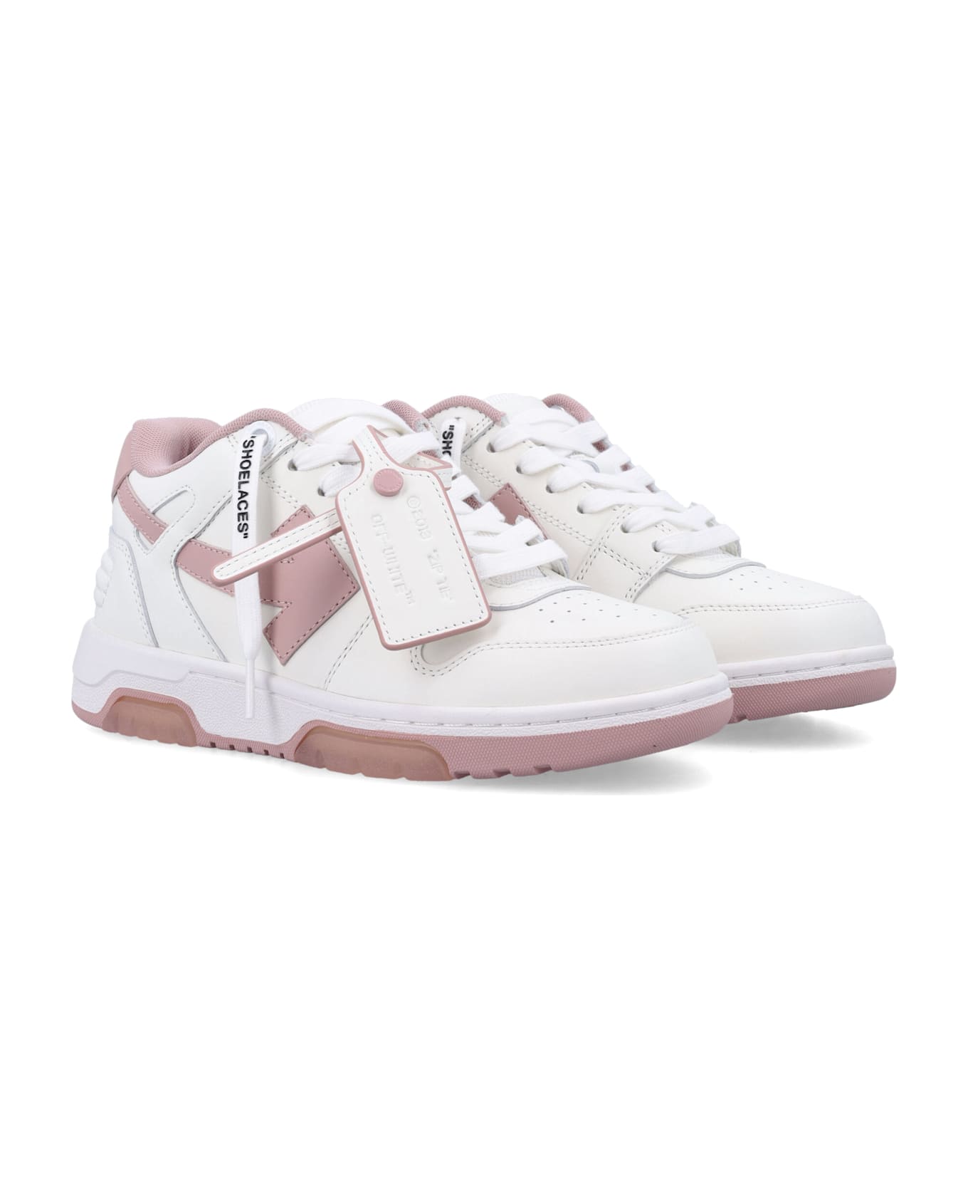 Off-White Out Of Office Woman
s Sneakers - WHITE PINK