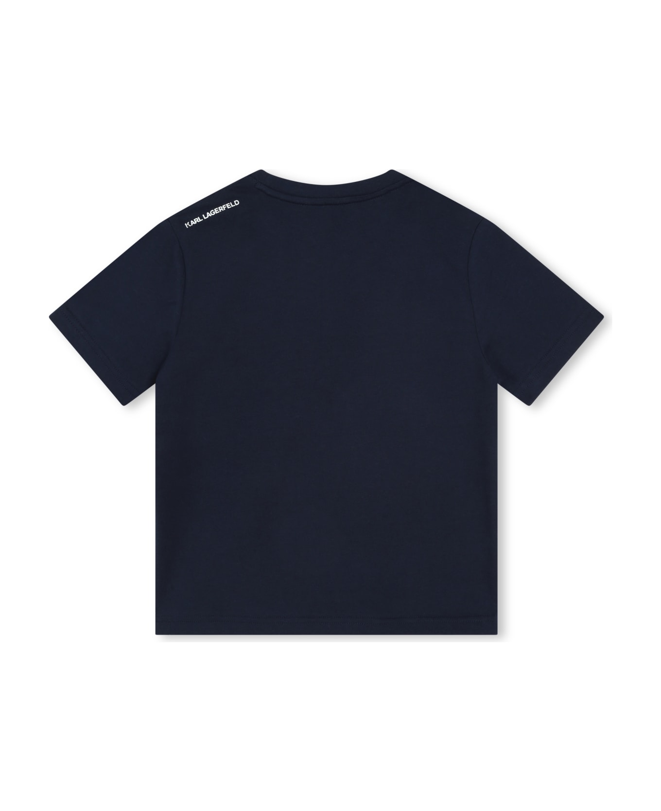Karl Lagerfeld Kids T-shirt Con Stampa - Blue