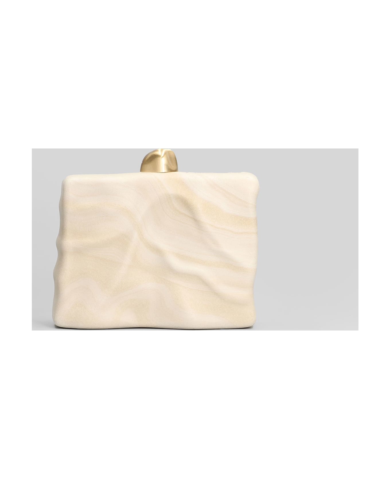 Cult Gaia Flyn Clutch In Beige Acrylic - beige