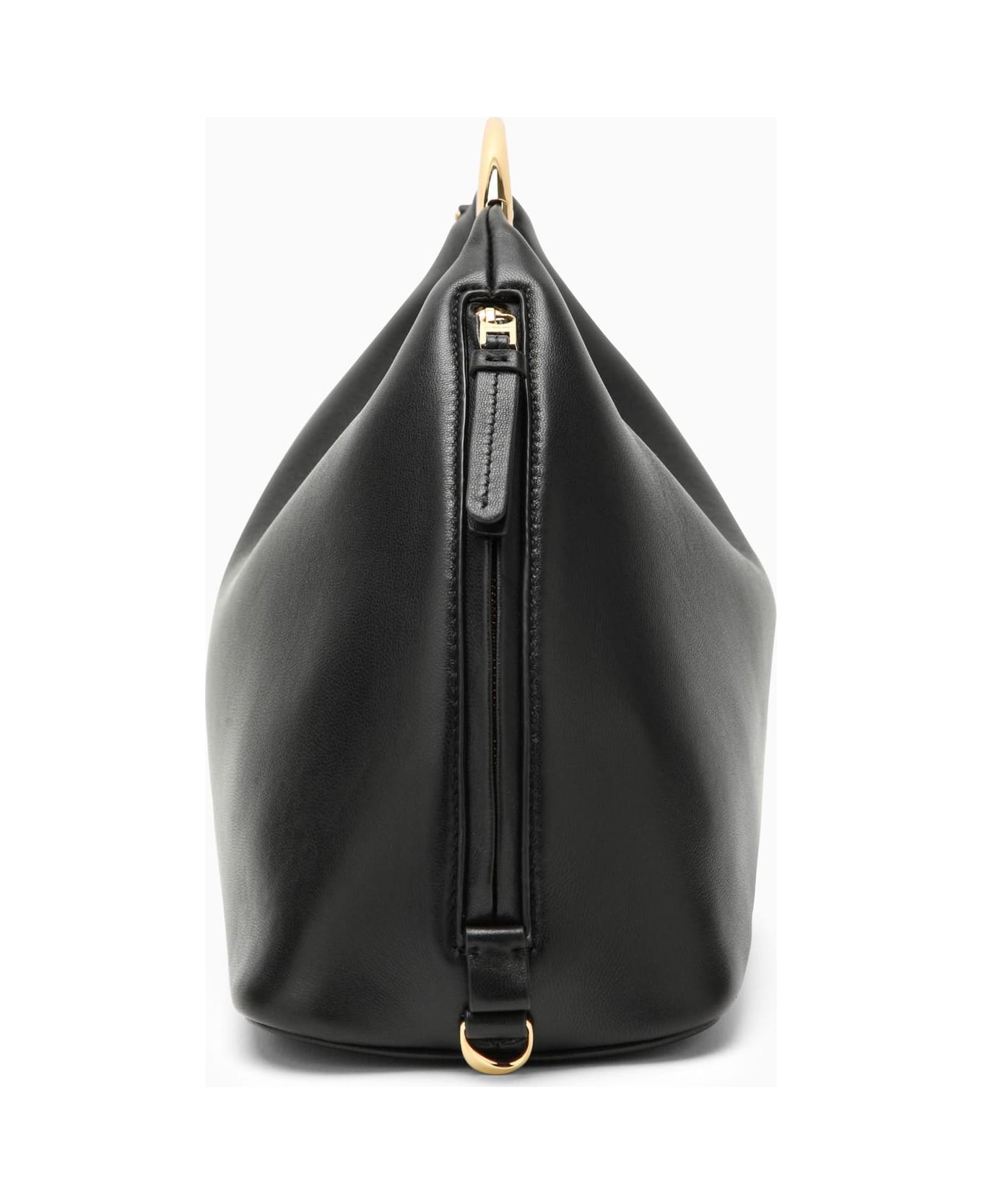 Jacquemus Le Calino Medium Black Leather Bag - BLACK