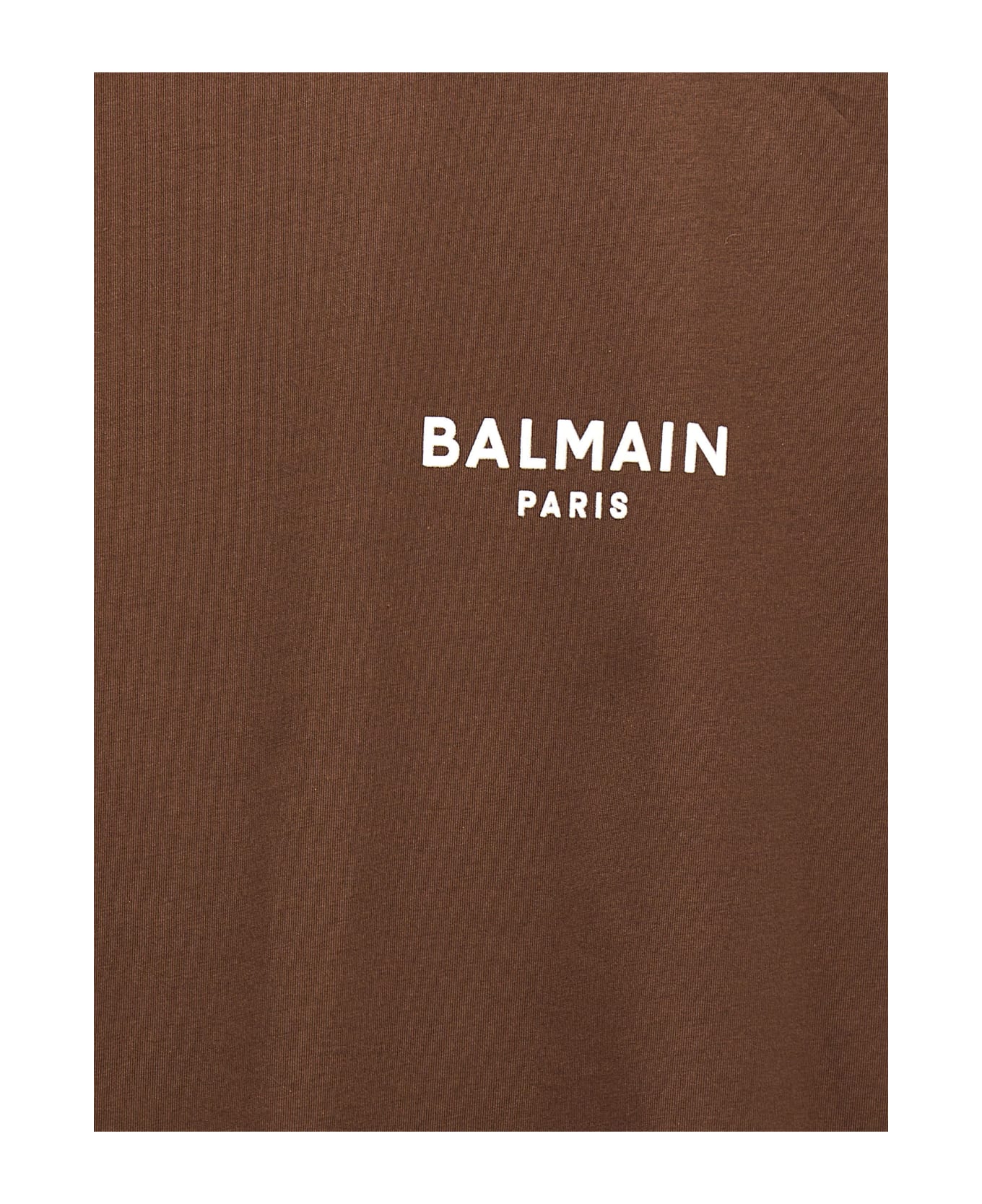 Balmain Logo T-shirt - Brown