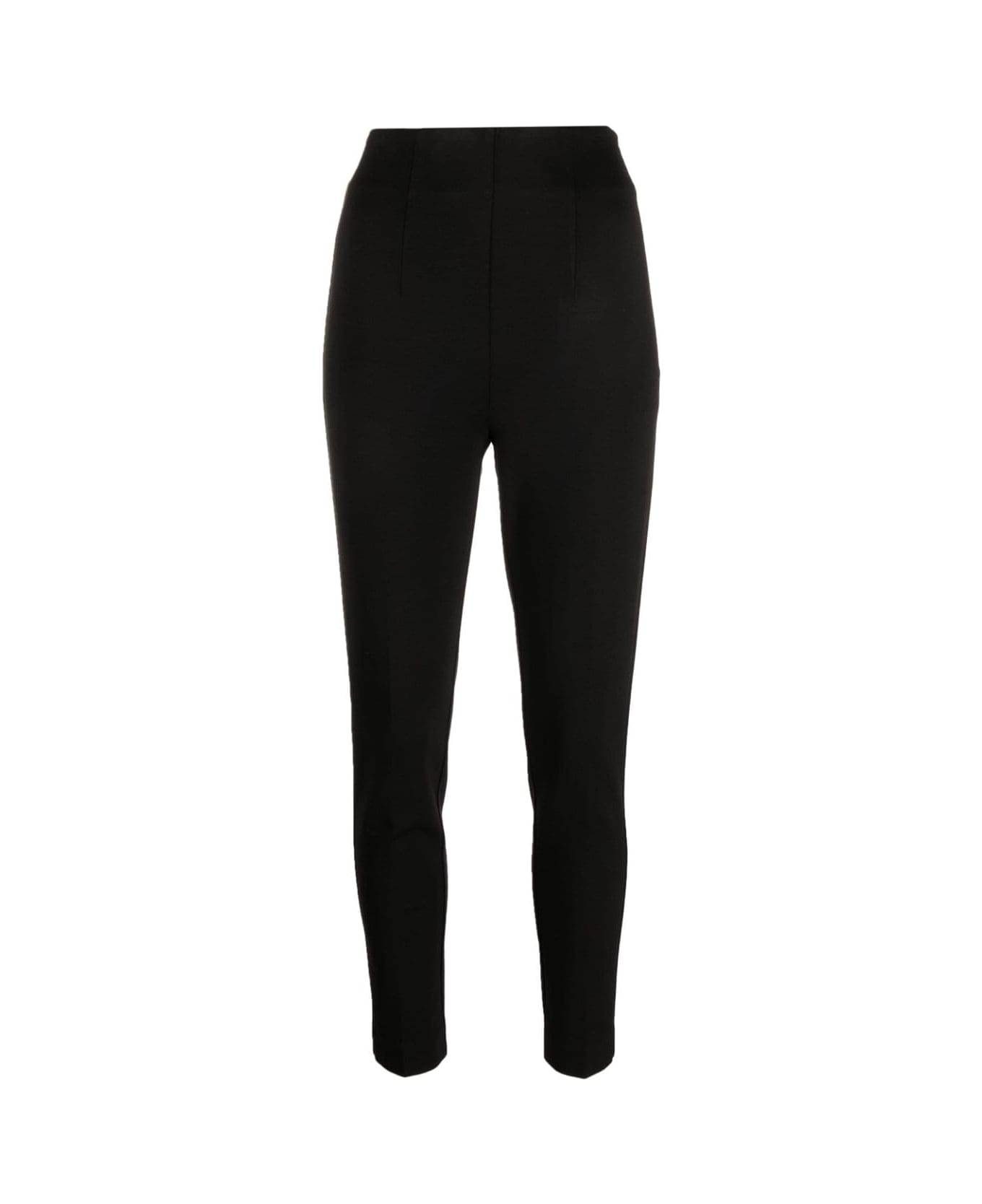 TwinSet Trousers With Side Zip - Black