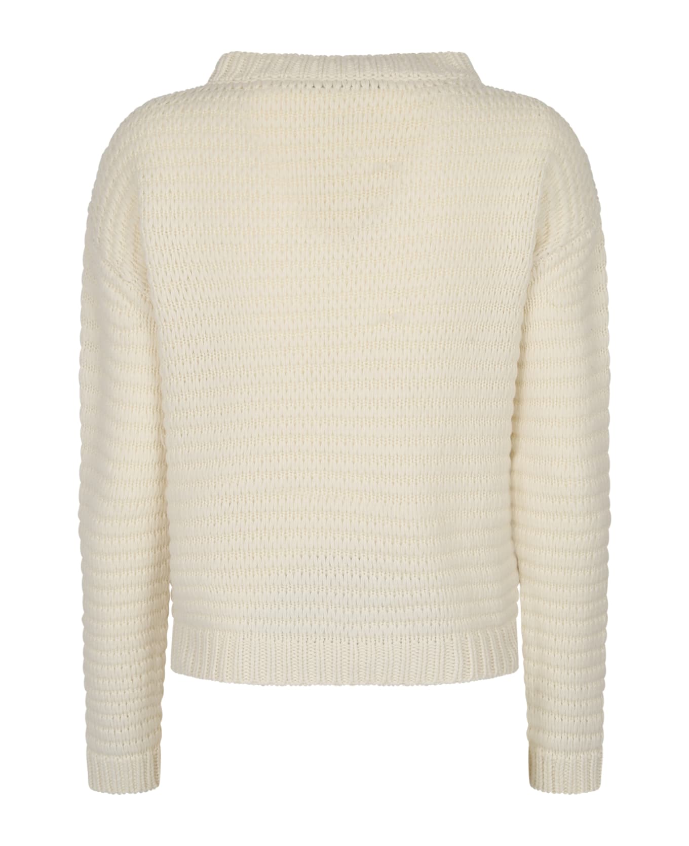 Fabiana Filippi Relaxed Fit Sweater - White ニットウェア