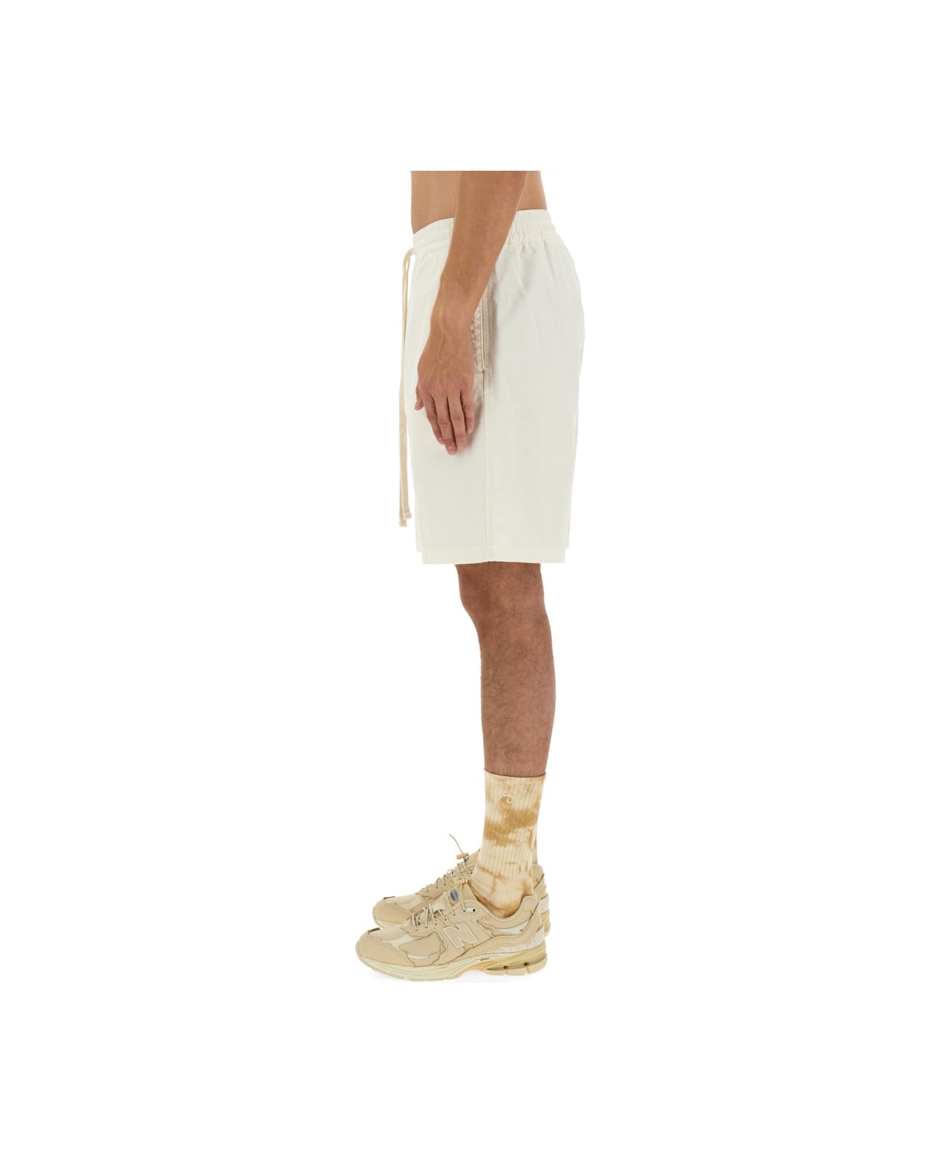 Carhartt Cotton Bermuda Shorts - Off white