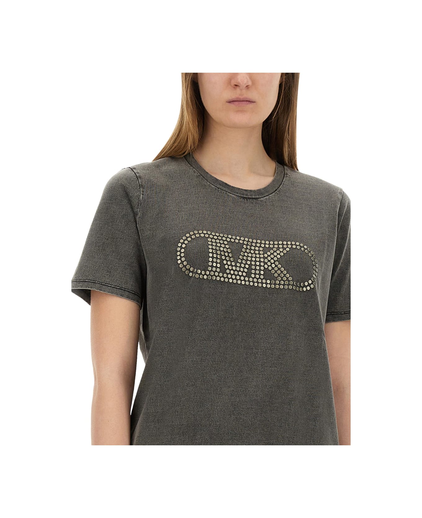 Michael Kors T-shirt With Logo - BLACK