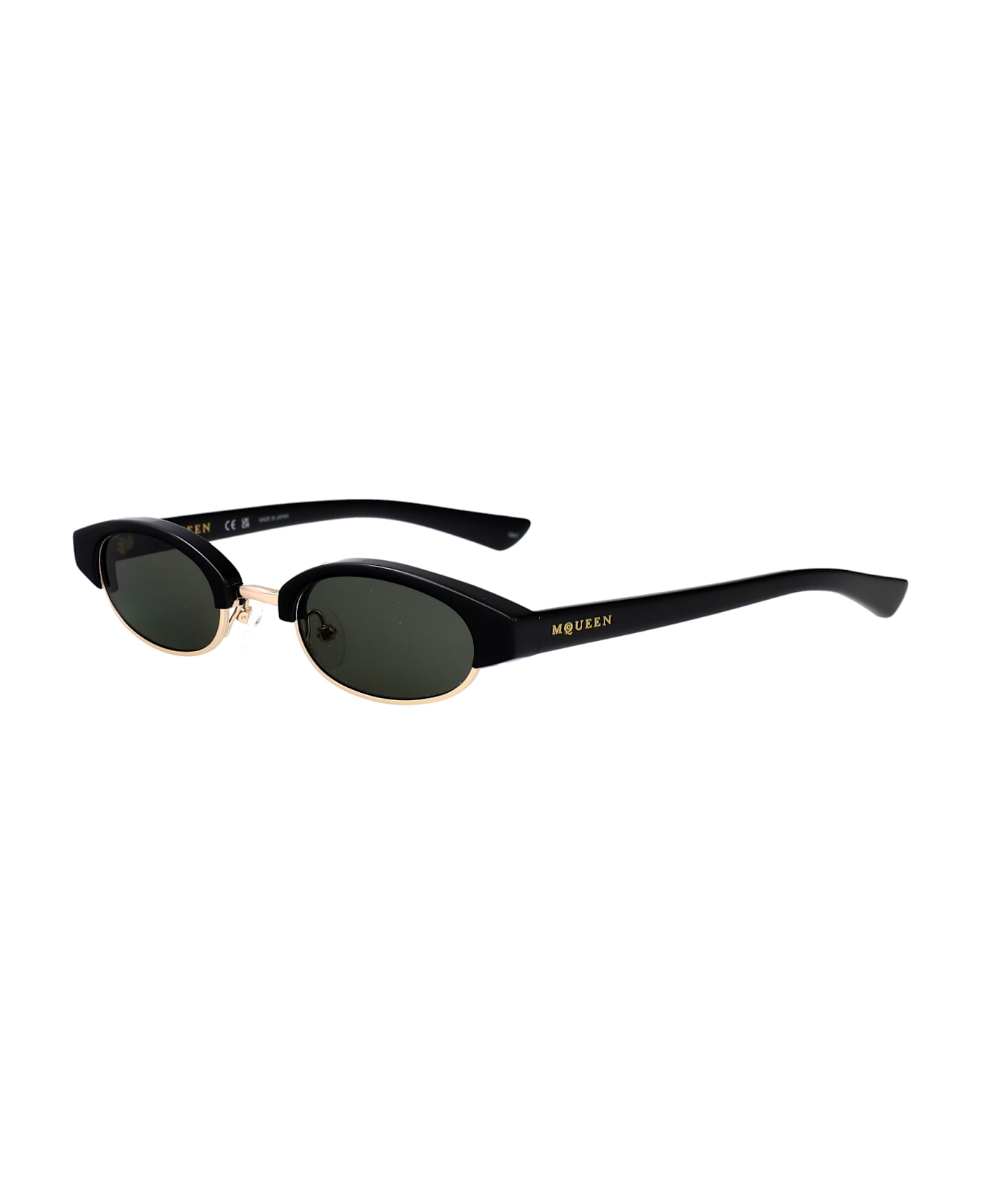 Alexander McQueen Eyewear Am0534s Sunglasses - BLACK-BLACK-GREY