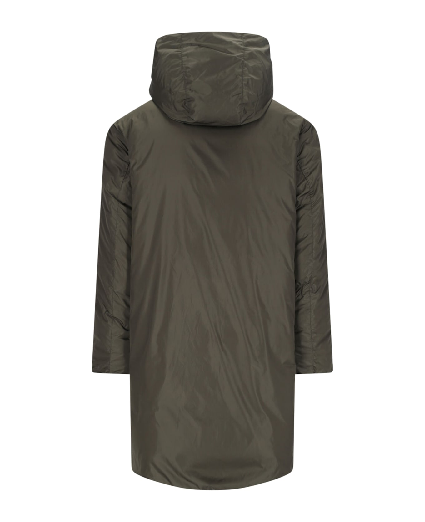 Aspesi 'byron' Midi Coat - Green