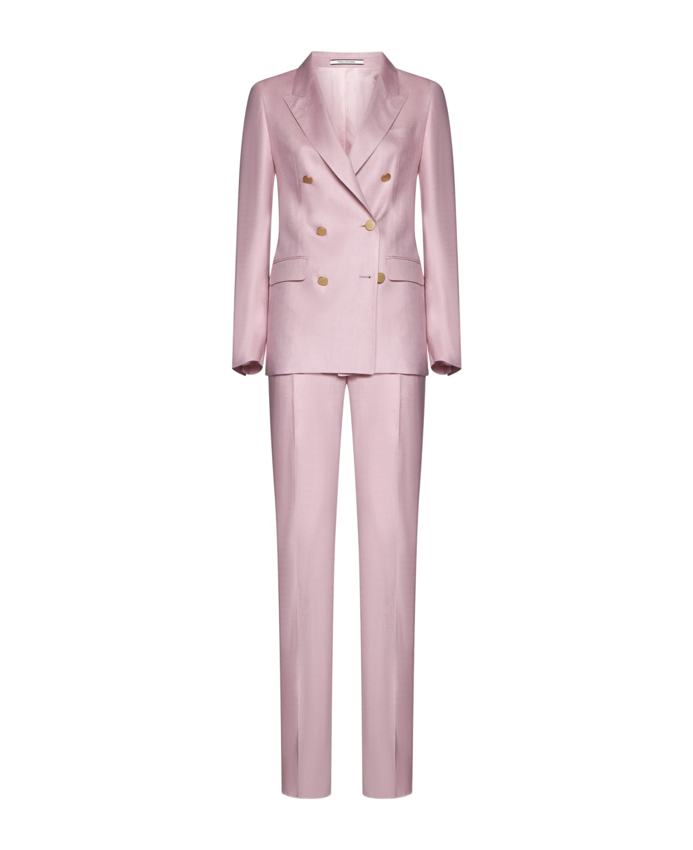 Tagliatore Parigi Double-breasted Linen Suit - Rosa