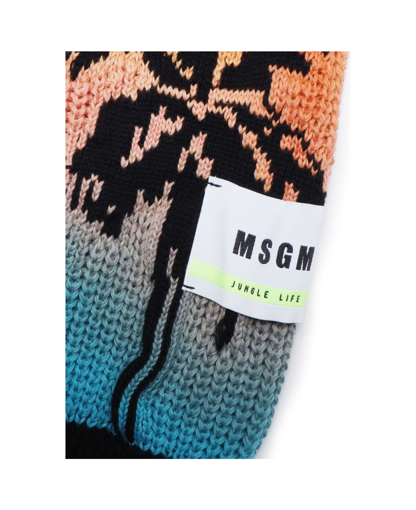 MSGM Cardigan Con Stampa - Multicolor