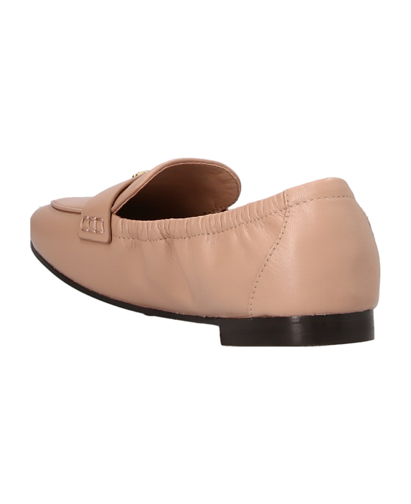Tory Burch Ballet Leather Loafer - Pink Dune フラットシューズ