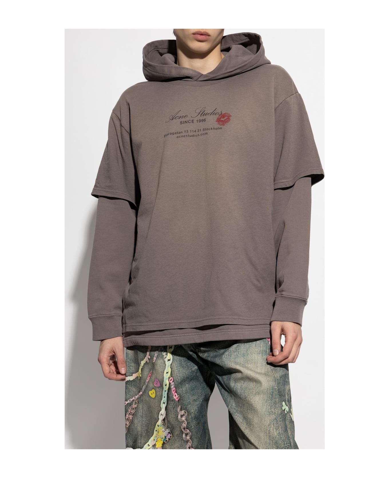 Acne Studios Hoodie - grigio