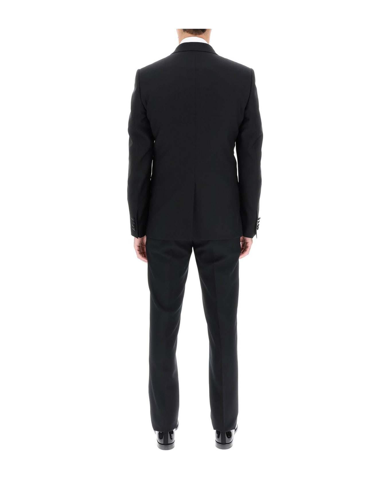 Dolce & Gabbana Martini Fit 3-piece Tuxedo Suit - BLACK