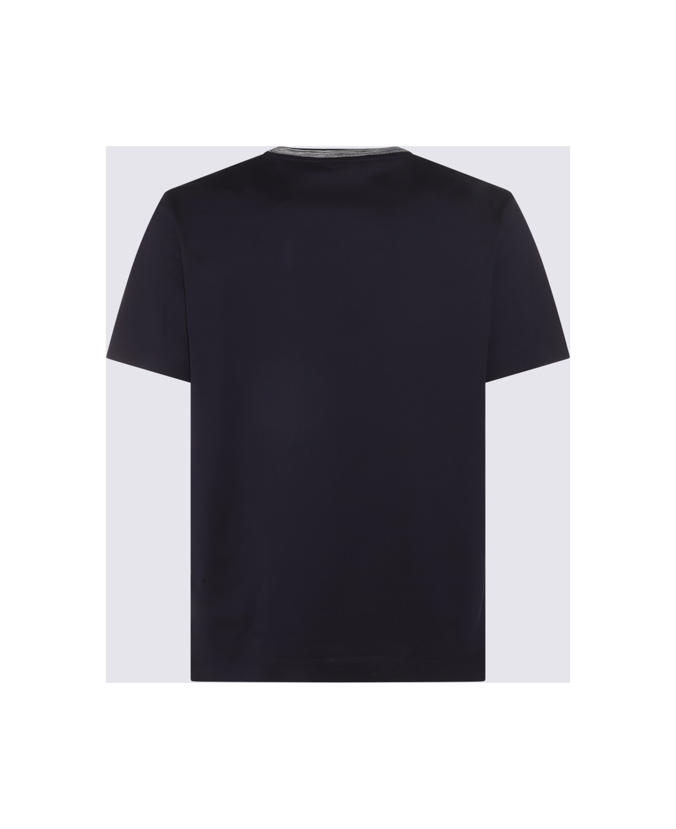 Missoni Black Cotton T-shirt - Blue シャツ