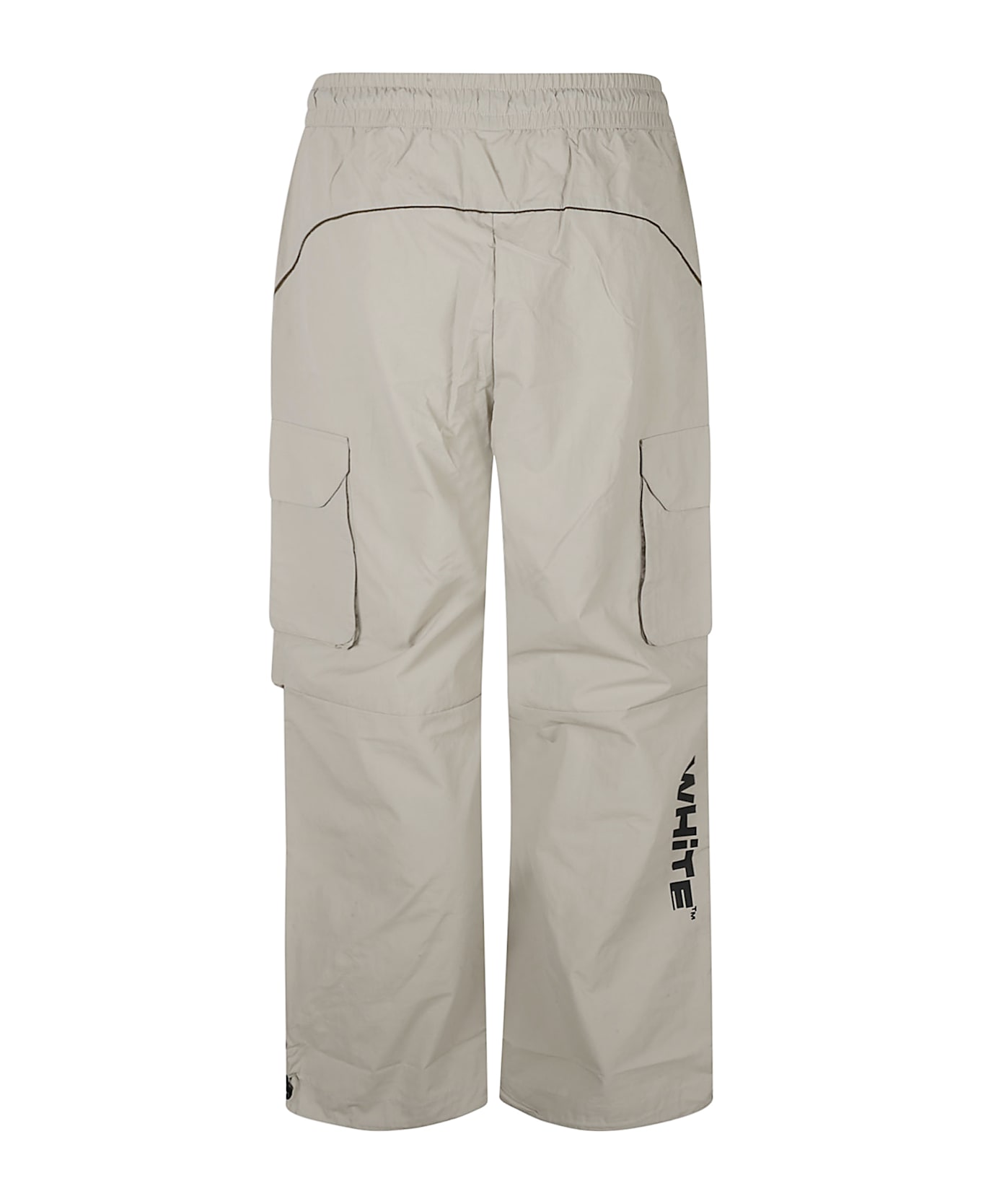 Off-White Nylon Track Trousers - Light Grey