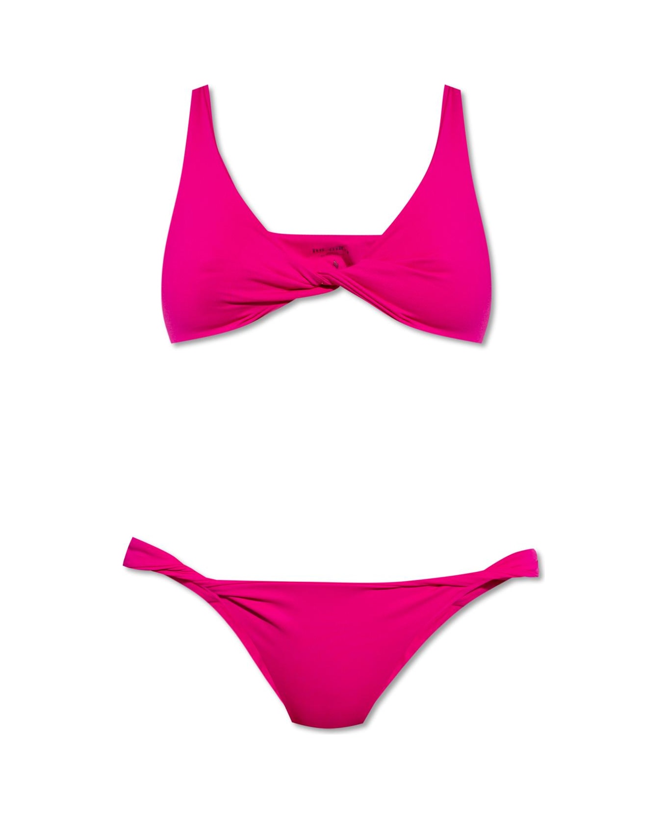 The Attico 'join Us At The Beach' Collection Two-piece Swimsuit - PINK
