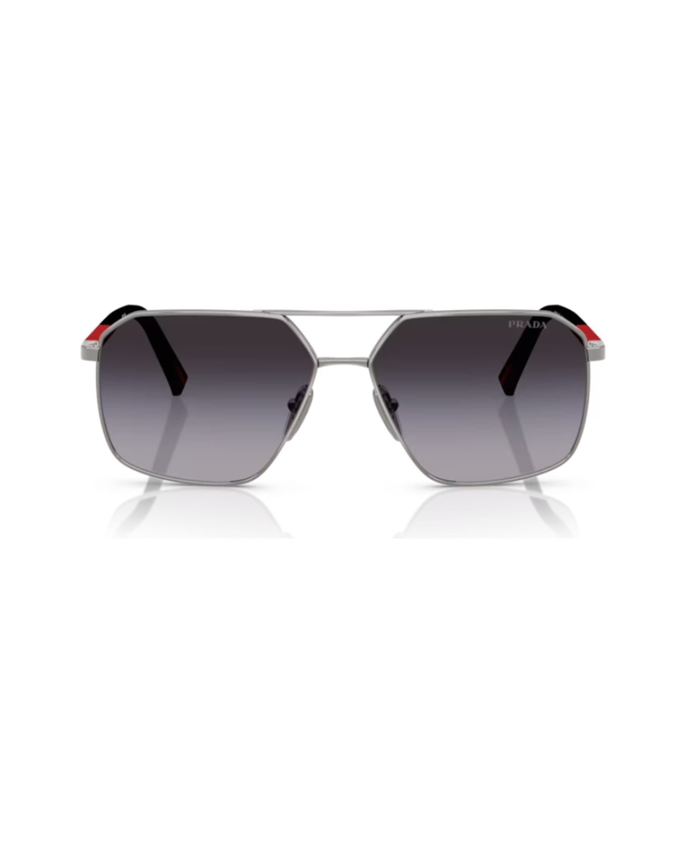 Prada Linea Rossa Ps A50s 5av09u Gunmetal Sunglasses - Gunmetal