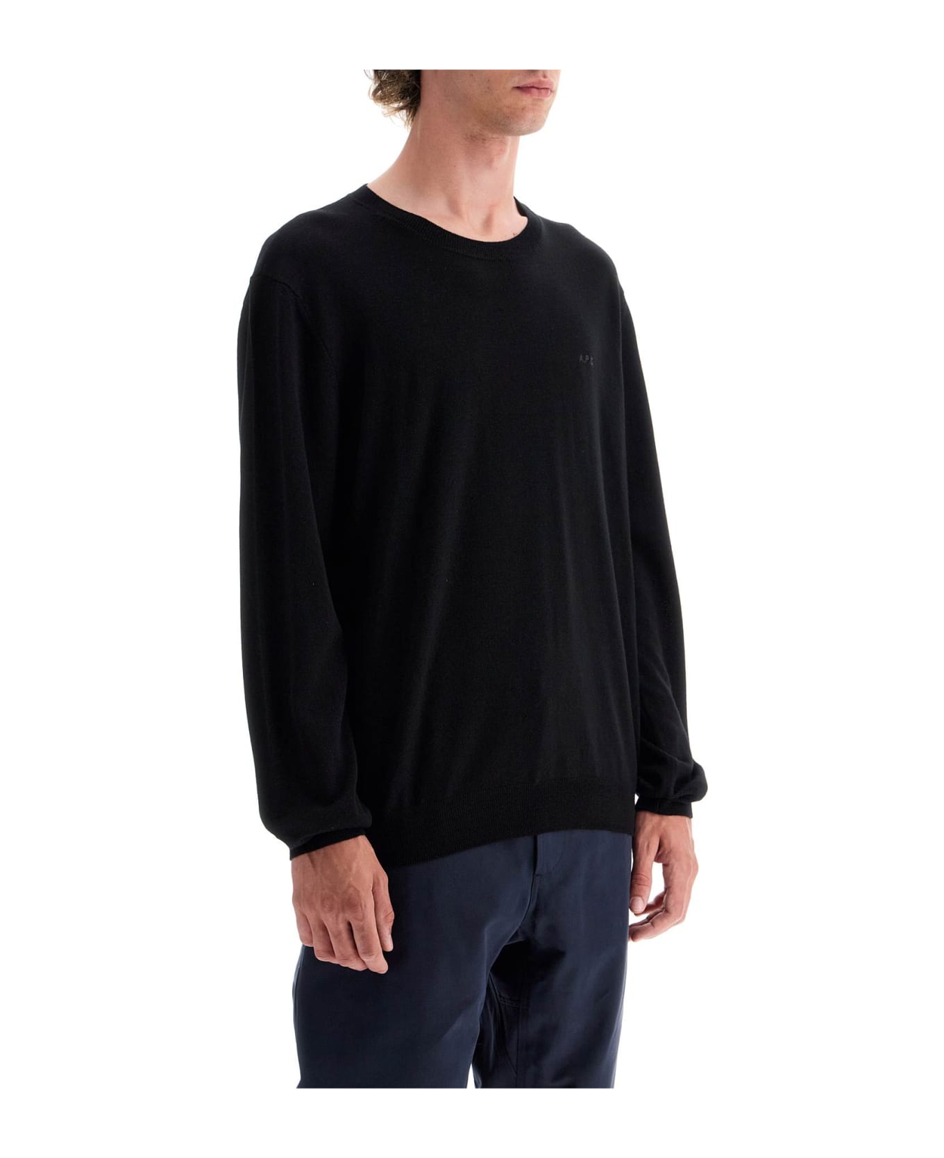 A.P.C. Wool Crewneck Pullover - NOIR (Black)