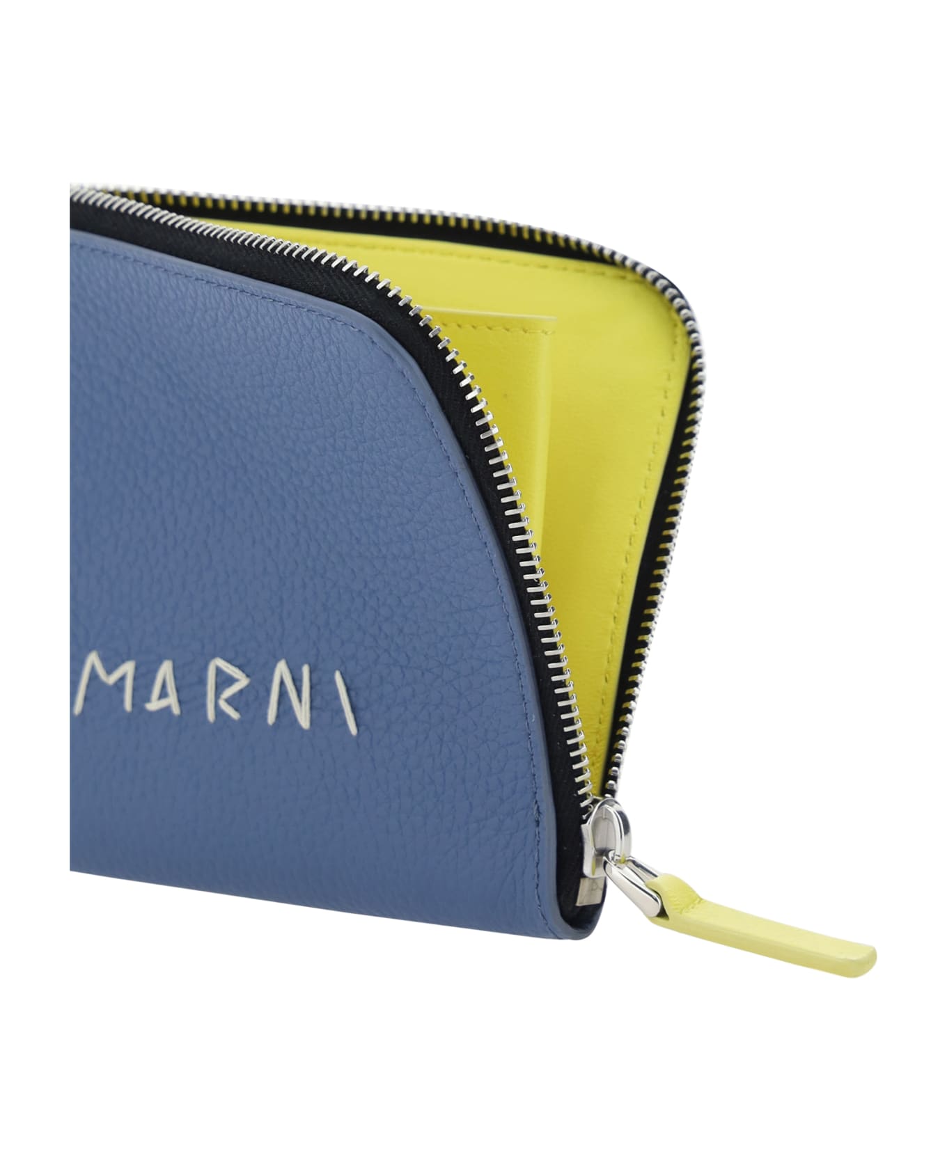 Marni Wallet - Gnawed Blue