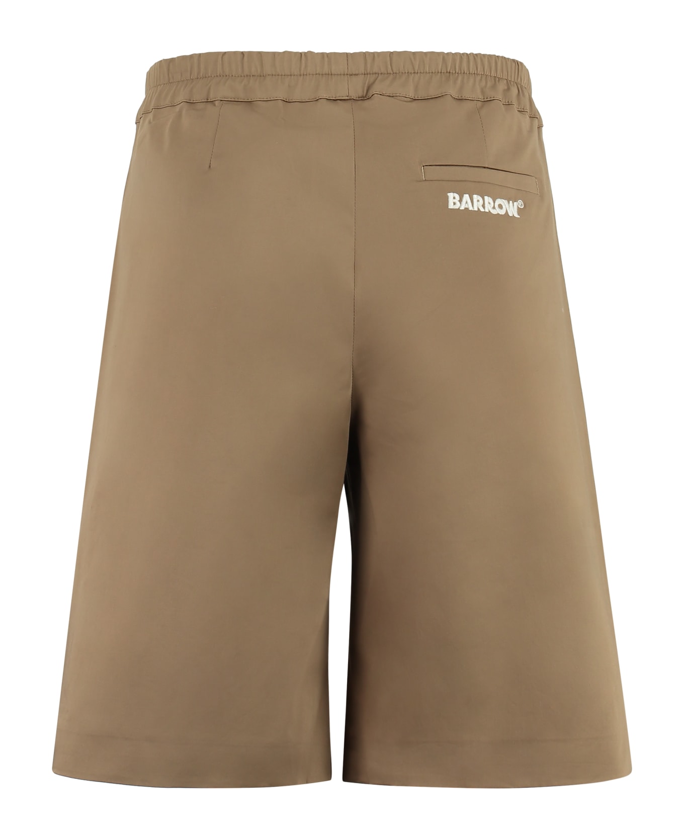 Barrow Cotton Bermuda Shorts - brown