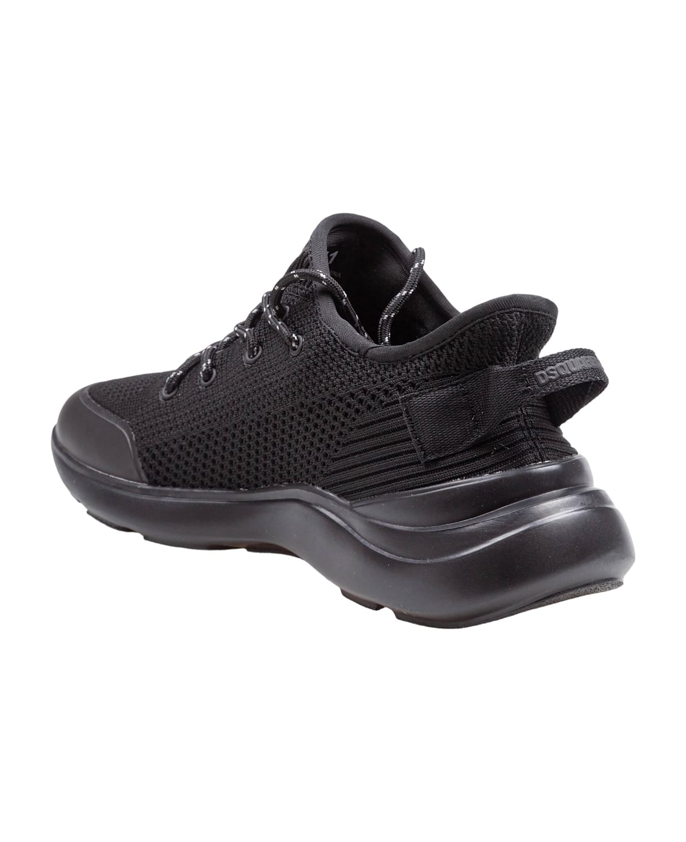 Dsquared2 Knitted Snekers - Black / Black