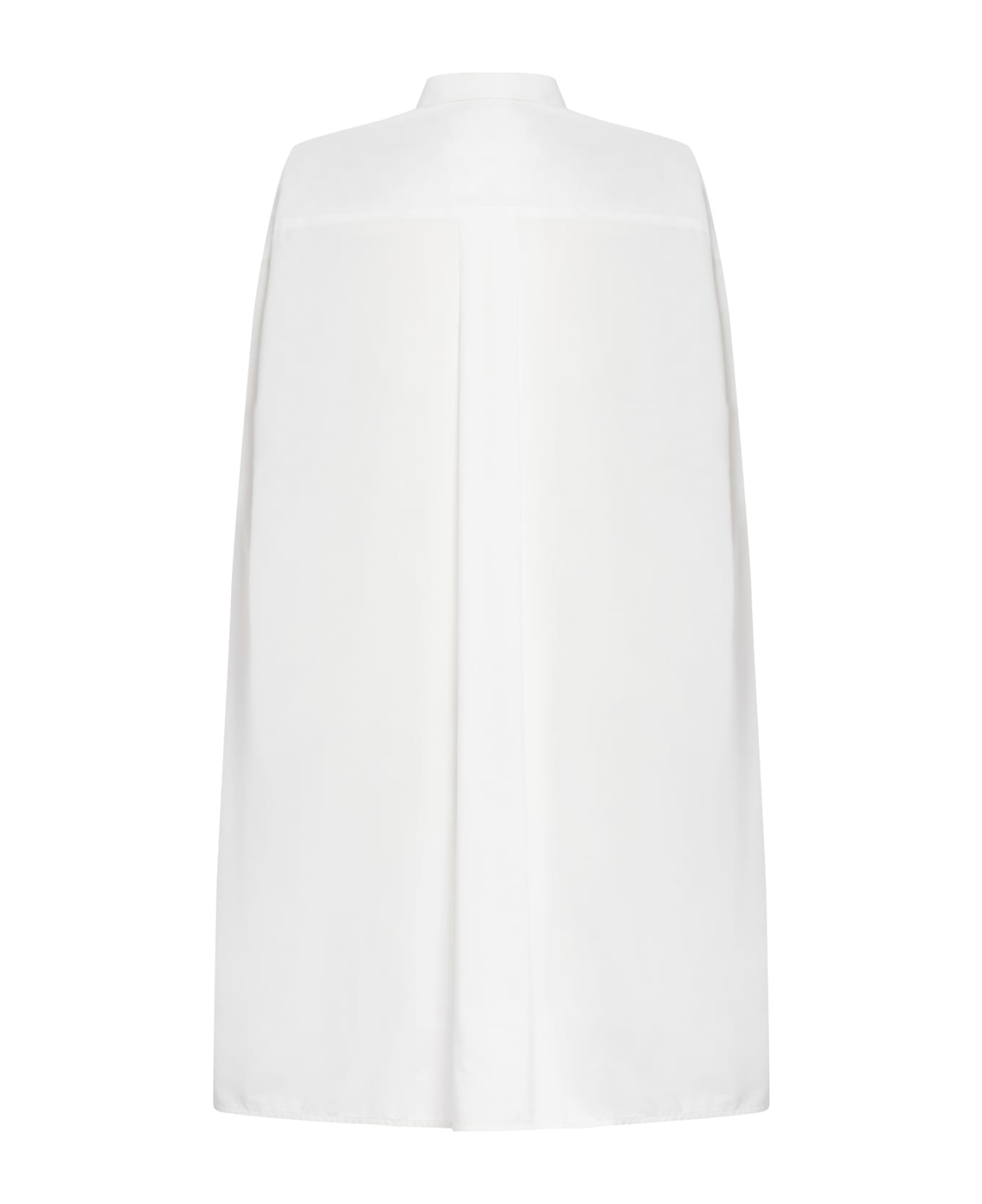 Sacai Cotton Poplin Shirt Dress - Off White