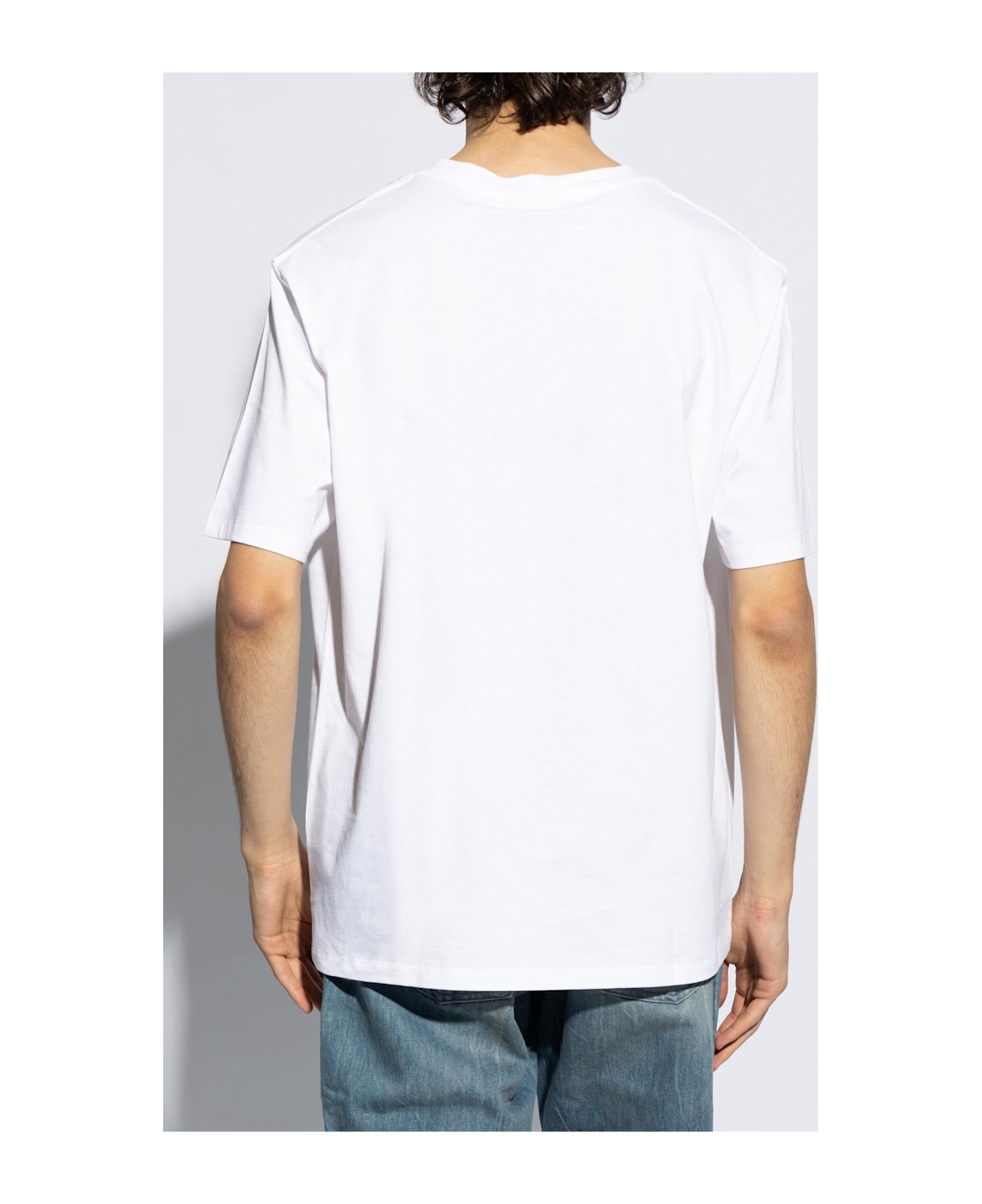 Balmain T-shirt With Logo - White シャツ