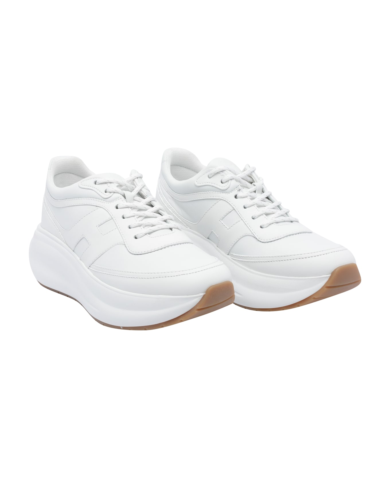 Hogan H696 Chunky Sneakers - White