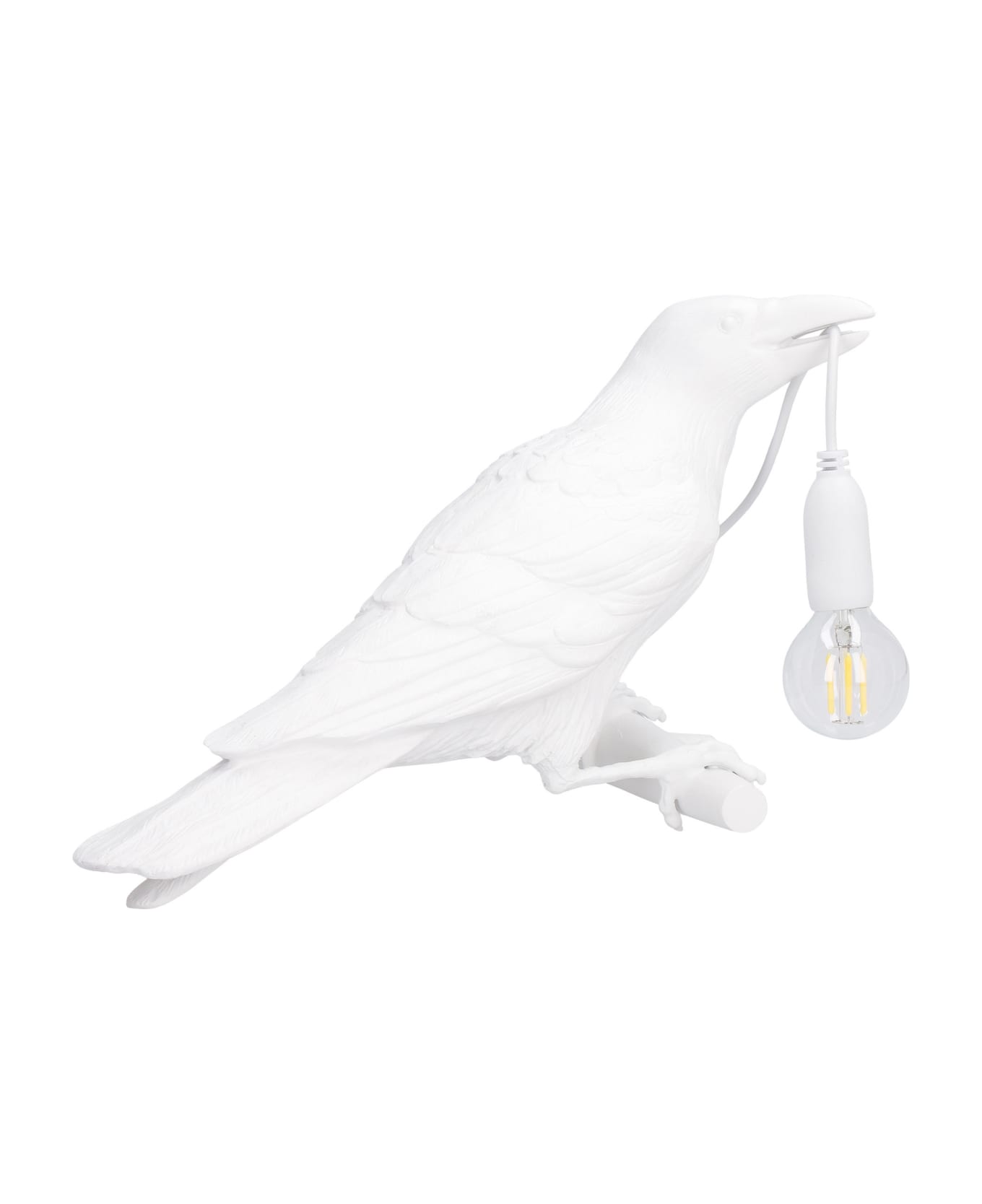 Seletti Bird Lamp Looking Right - Seletti+marcantonio - White