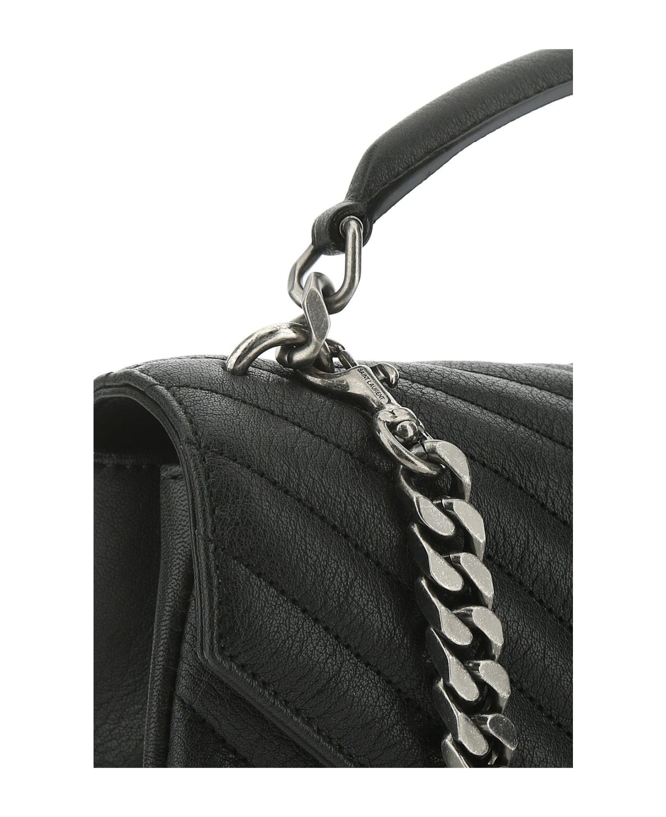 Saint Laurent College Medium Shoulder Bag - Black