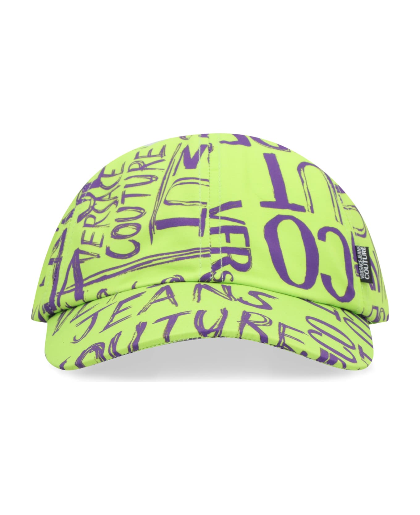 Versace Jeans Couture All Over Logo Baseball Cap - green