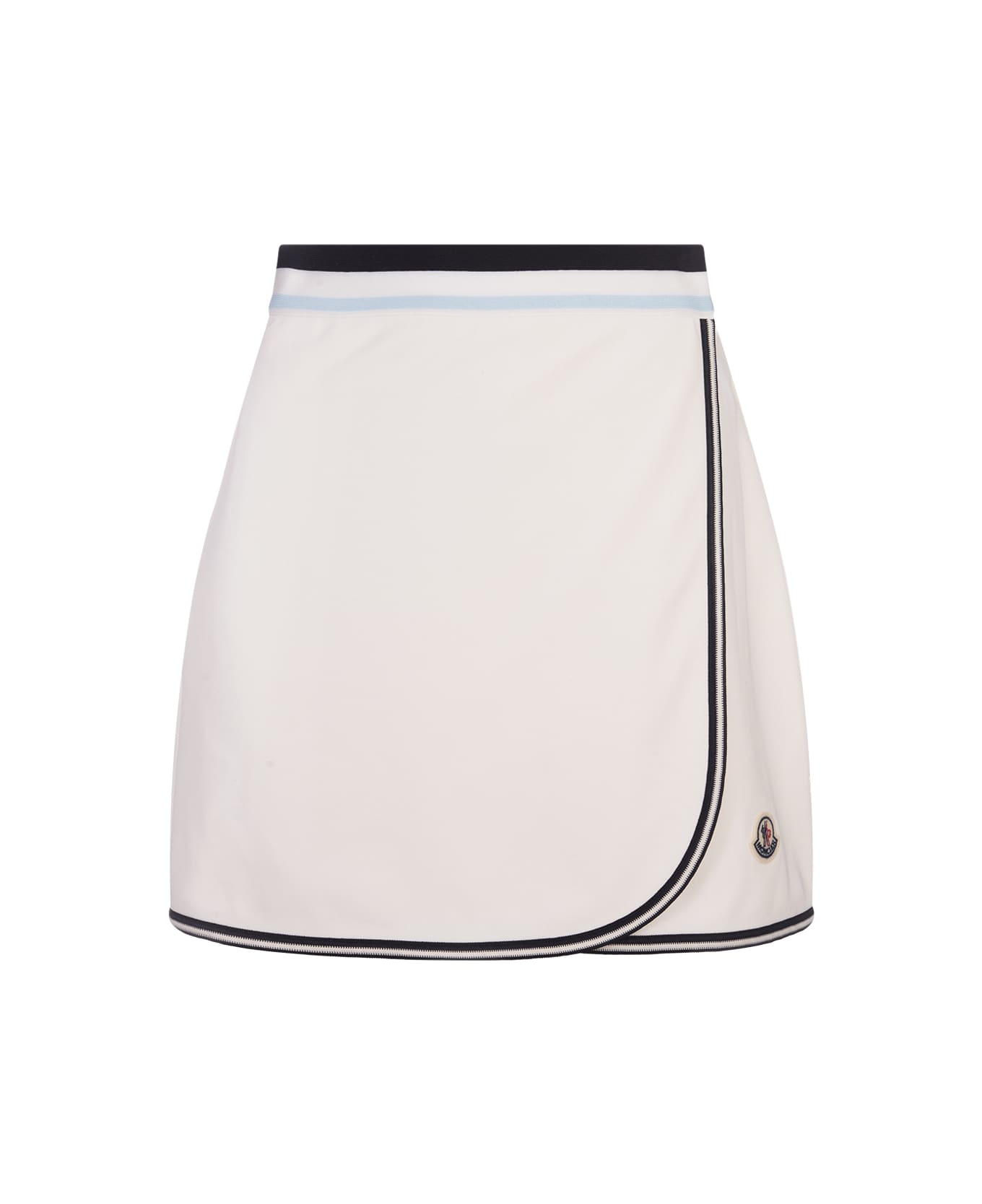 Moncler White Wrap Skirt - White