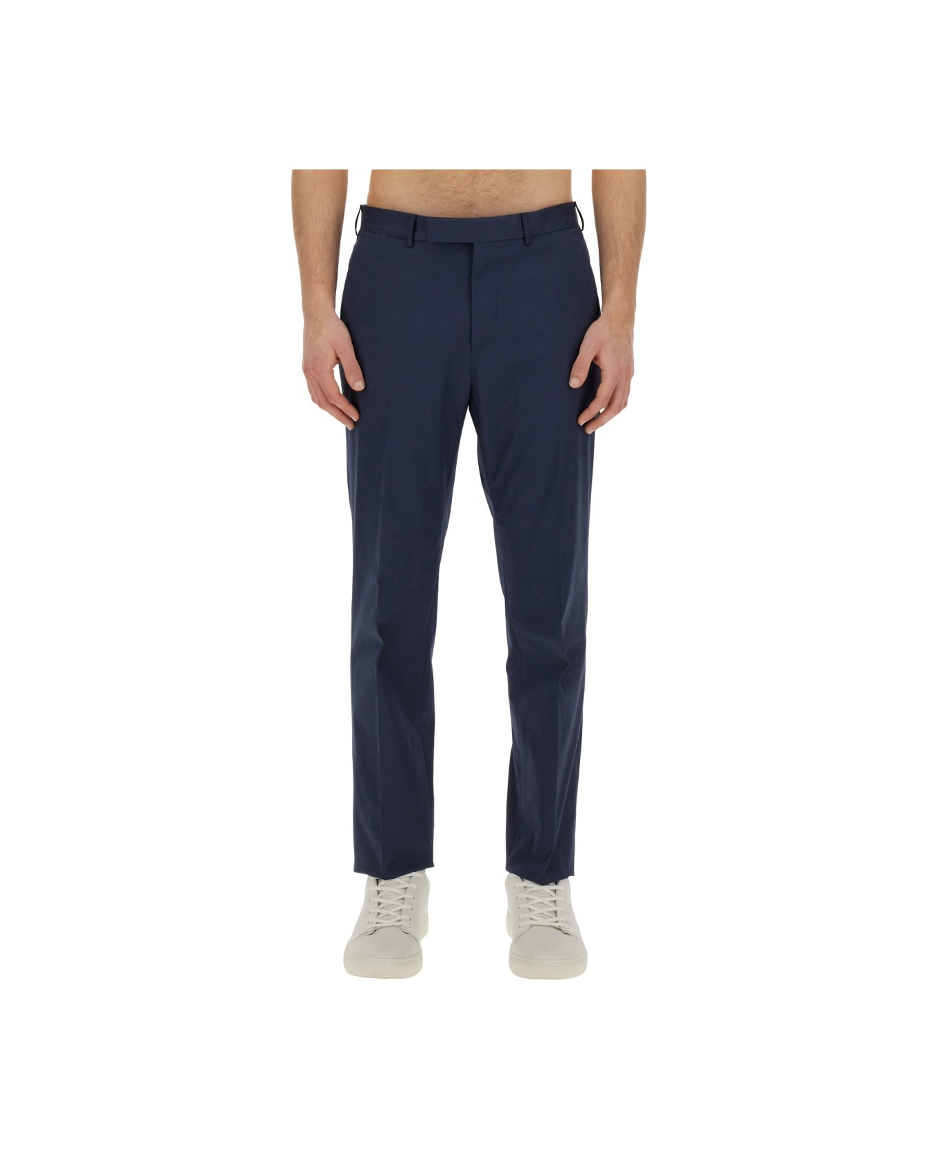 Zegna Cotton Pants - BLUE
