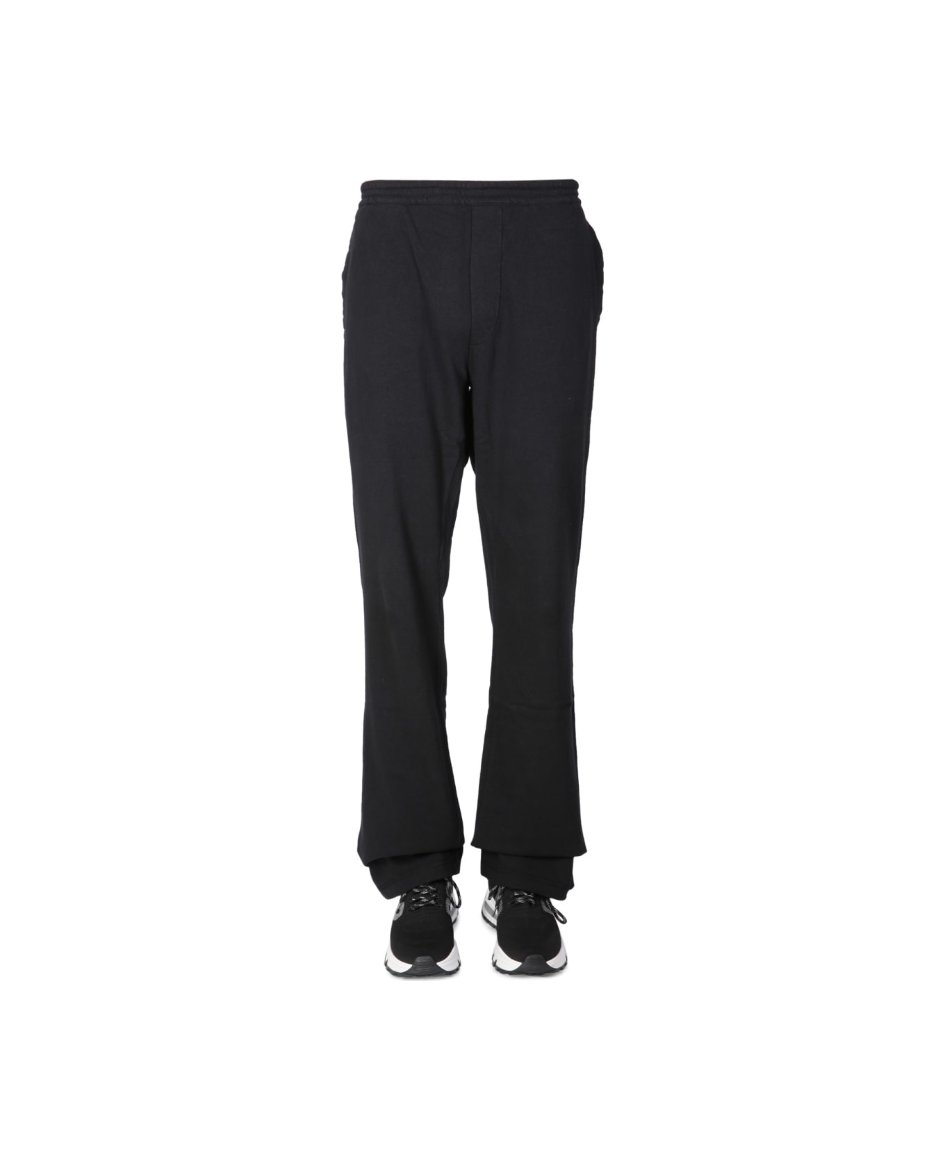Dsquared2 Jogging Pants With Logo - BLACK ボトムス