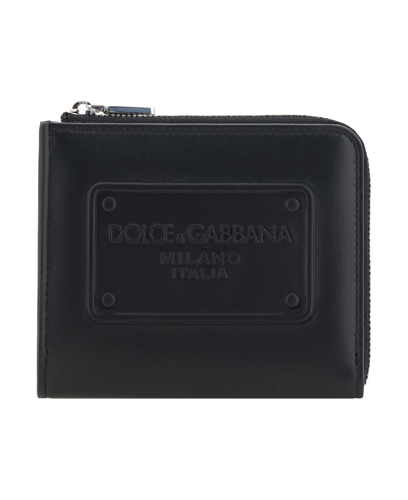 Dolce & Gabbana Embossed Logo Card Holder - Nero