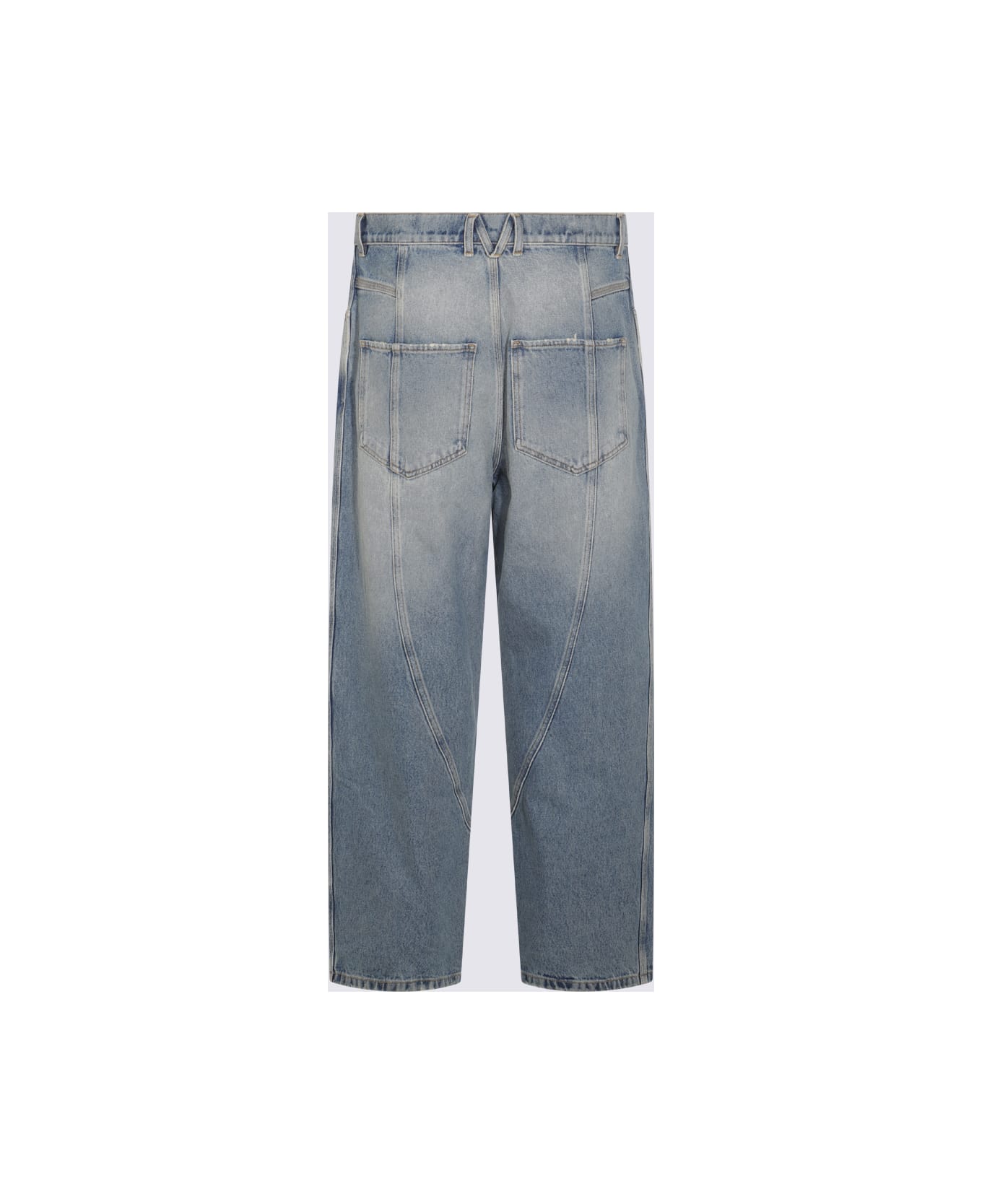 Moschino Blue Cotton Denim Jeans - Blue