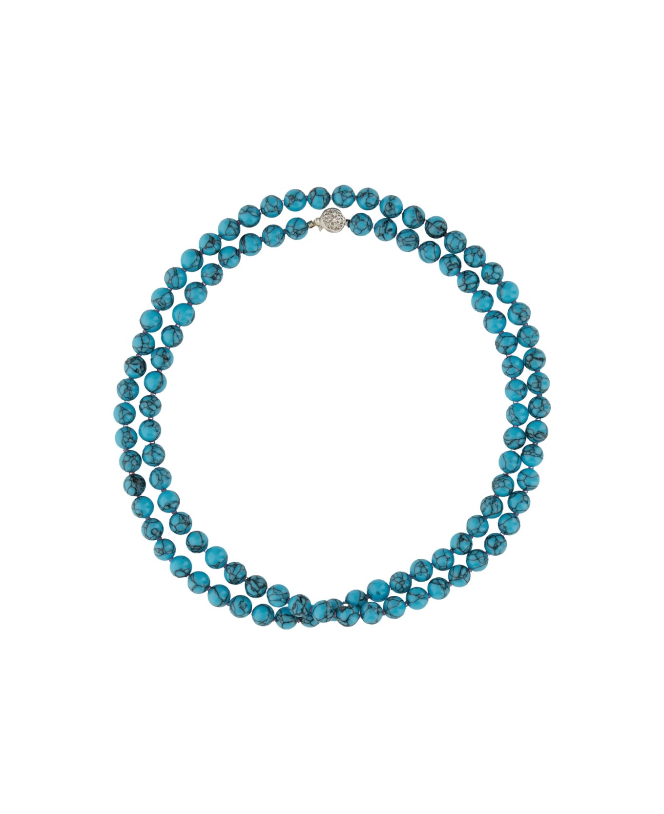 Needles Turquoise Necklace - BABY BLUE