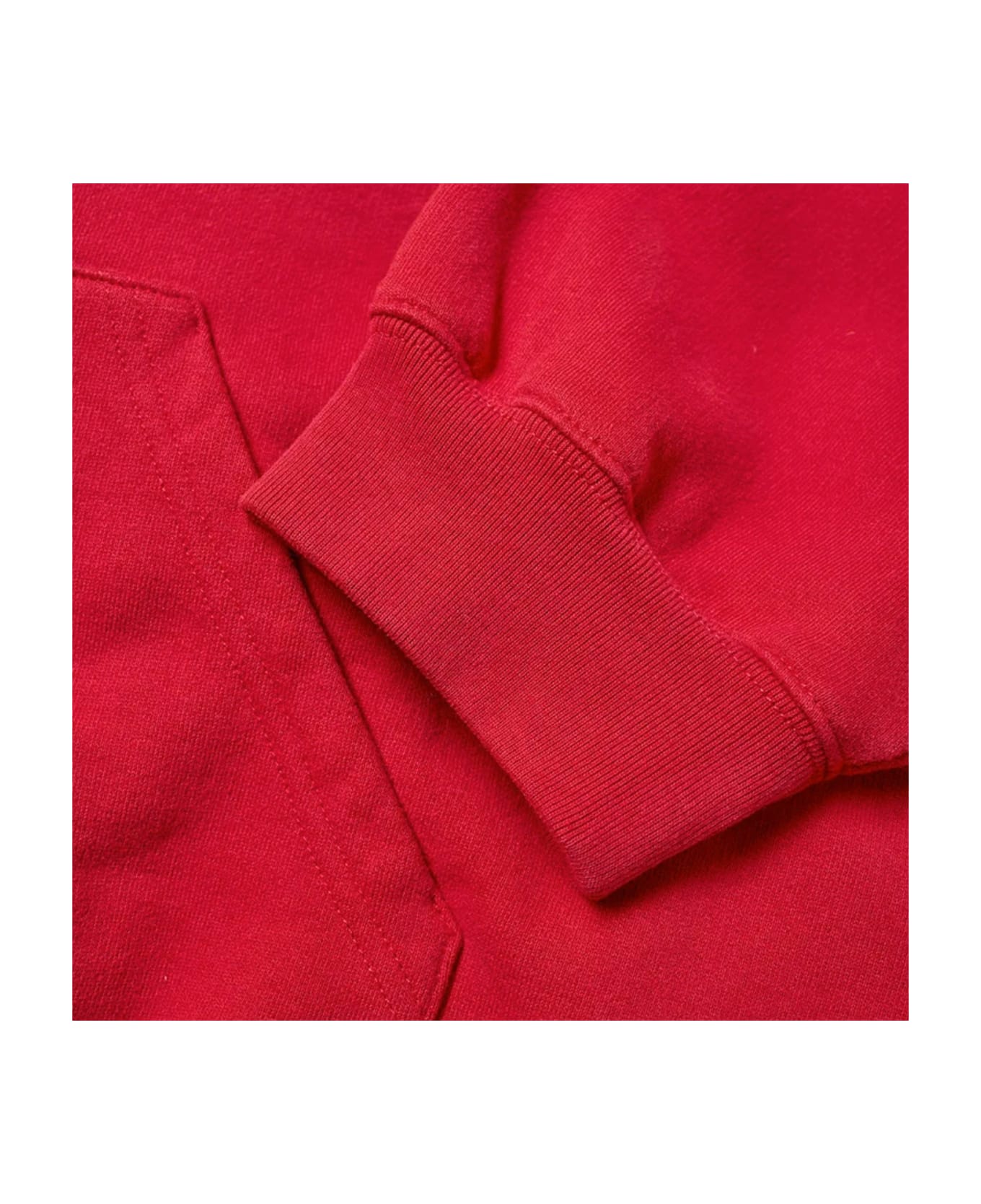 Balenciaga Logo Hooded Sweatshirt - Red