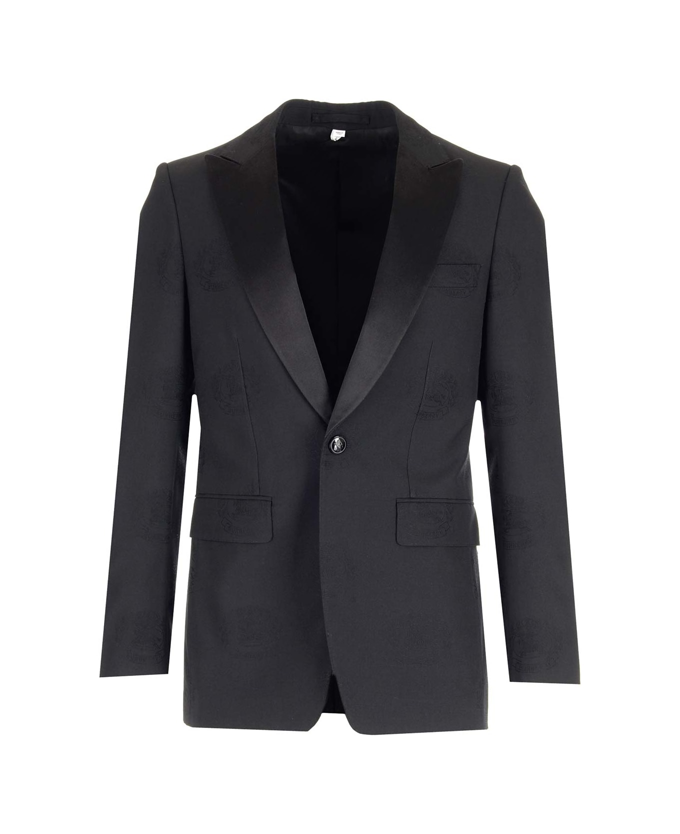 Burberry Black Single-breasted Tailored Jacket - Black ブレザー