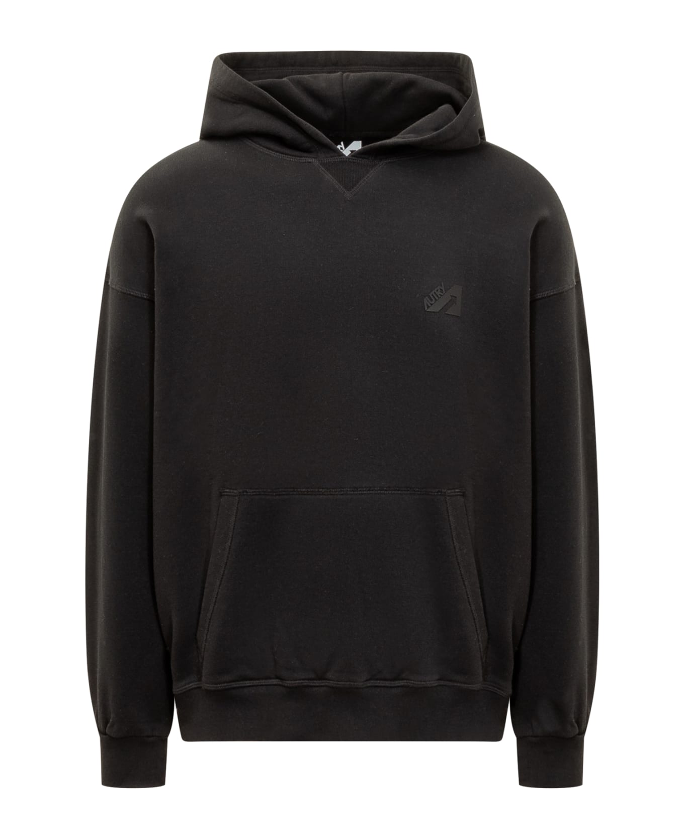 Autry Hoodie With Logo - APPAREL BLACK フリース