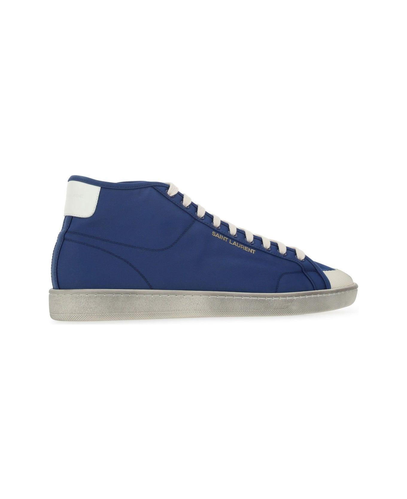 Saint Laurent Blue Nylon Sl/39 Sneakers - Blue