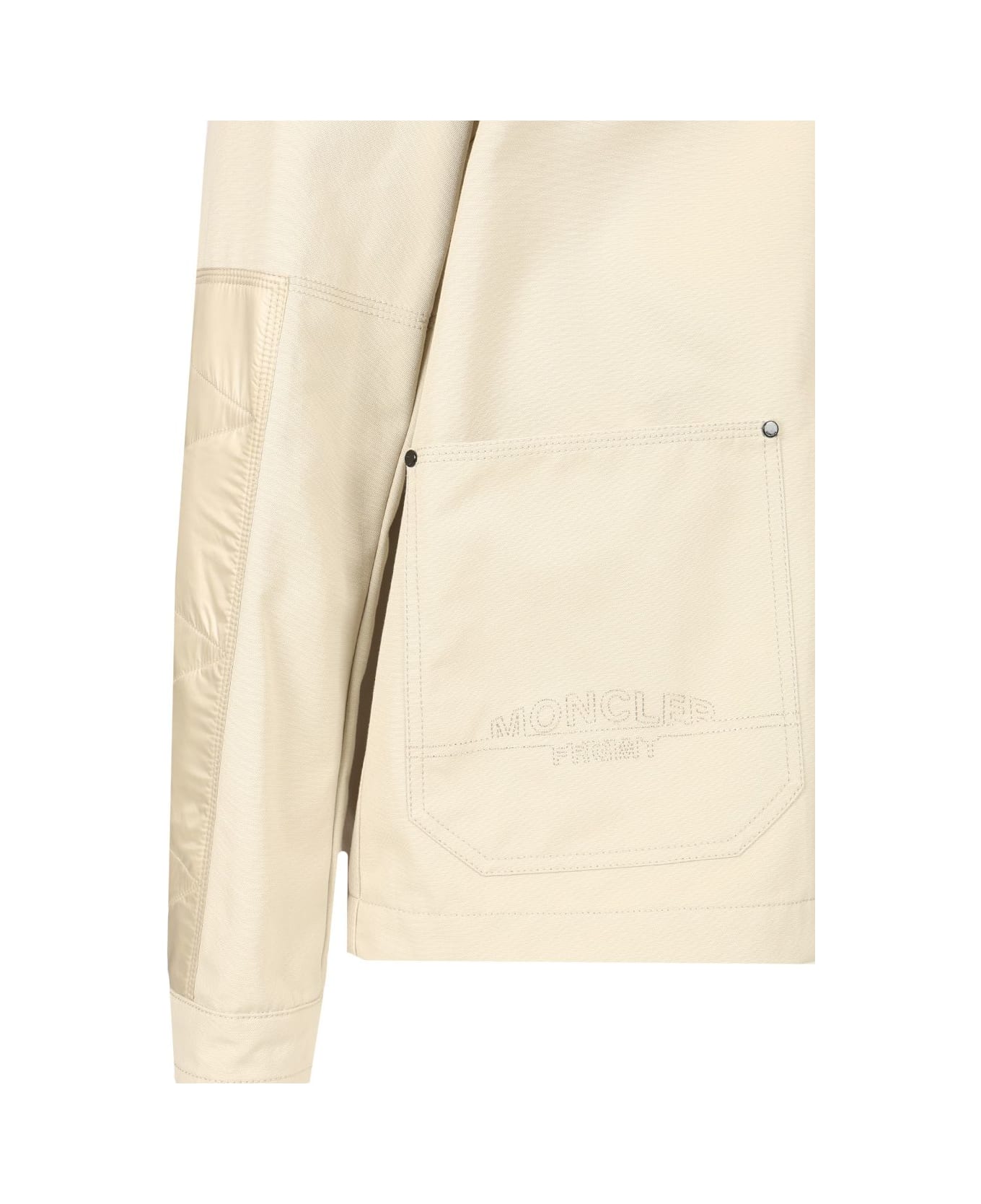 Moncler Genius 
geike
 Shirt Jacket Moncler X Frgmt - White