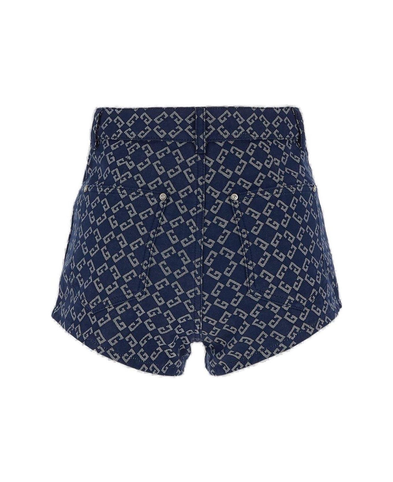 Monogram Denim Shorts - Thumbnail 3