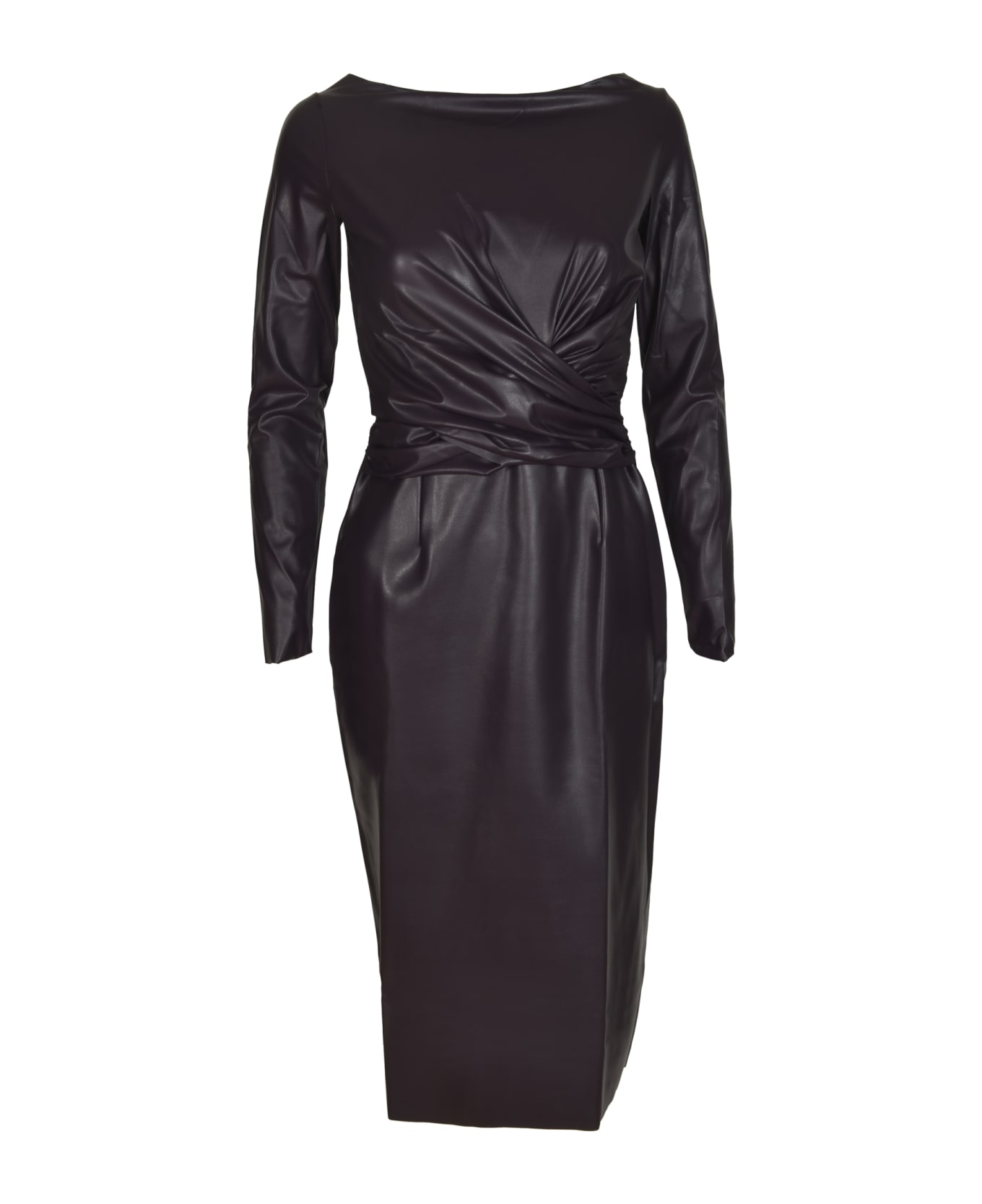 La Petit Robe Di Chiara Boni Camelia Dress - Pomace