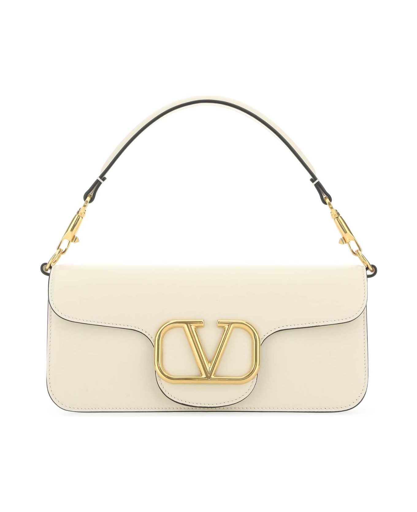 Valentino Garavani Locò Handbag - LIGHTIVORY